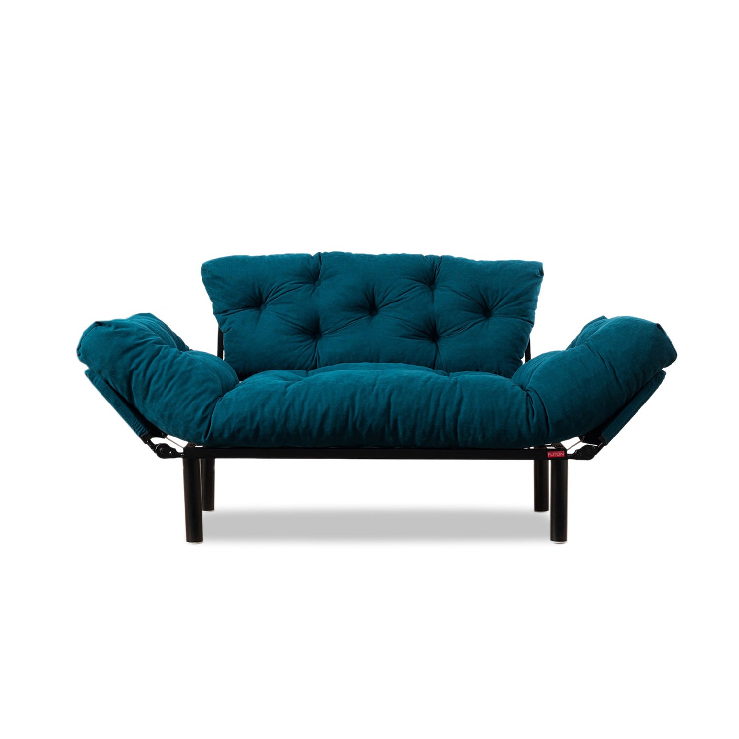 Nitta Petrol blue Two-Seater Sofa Bed