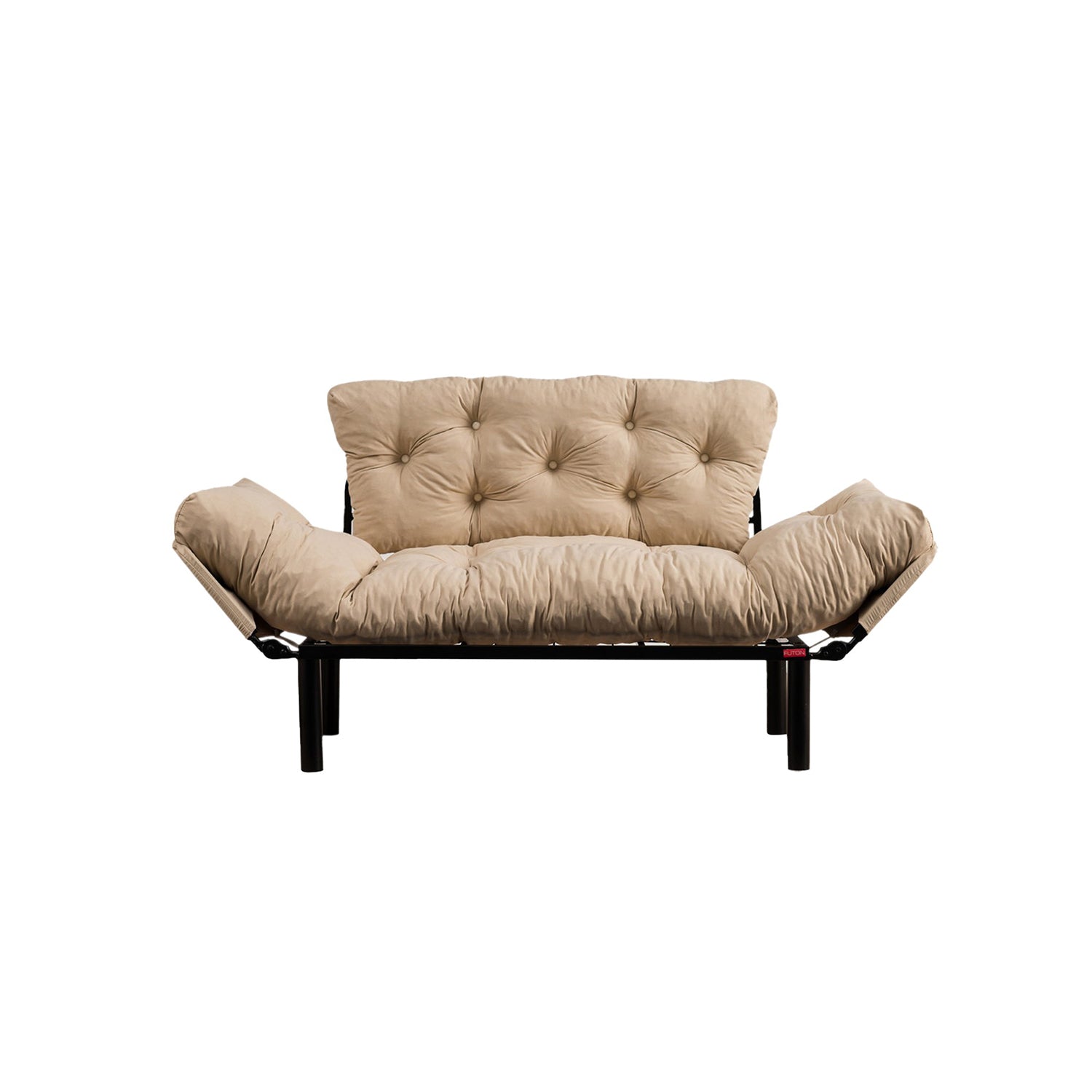 Nitta Cream Two-Seater Sofa Bed