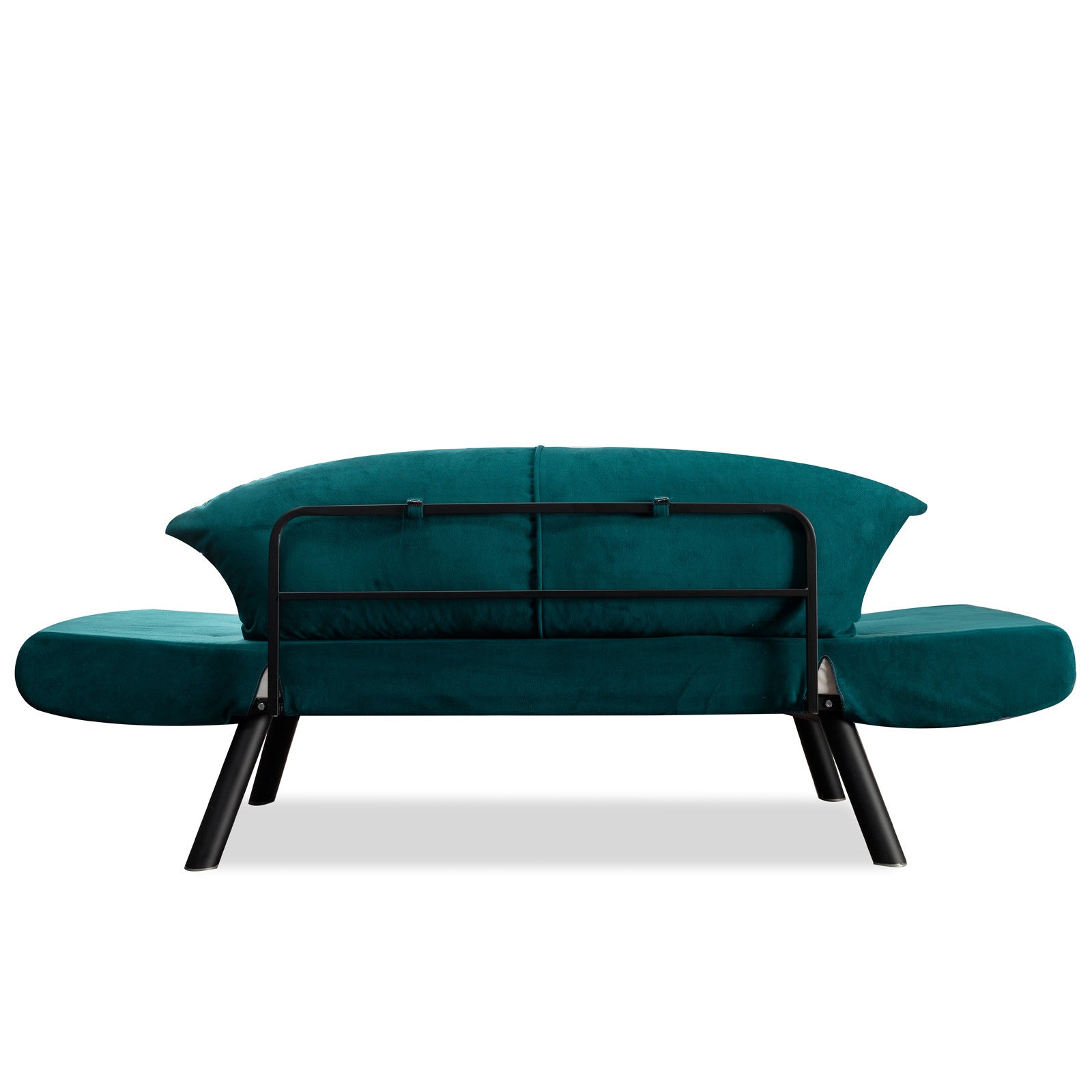 Genzo Petrol blue Two-Seater Sofa Bed