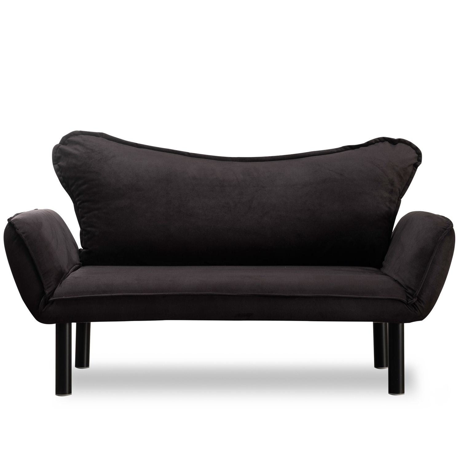 Chatto Black Two-Seater Sofa Bed