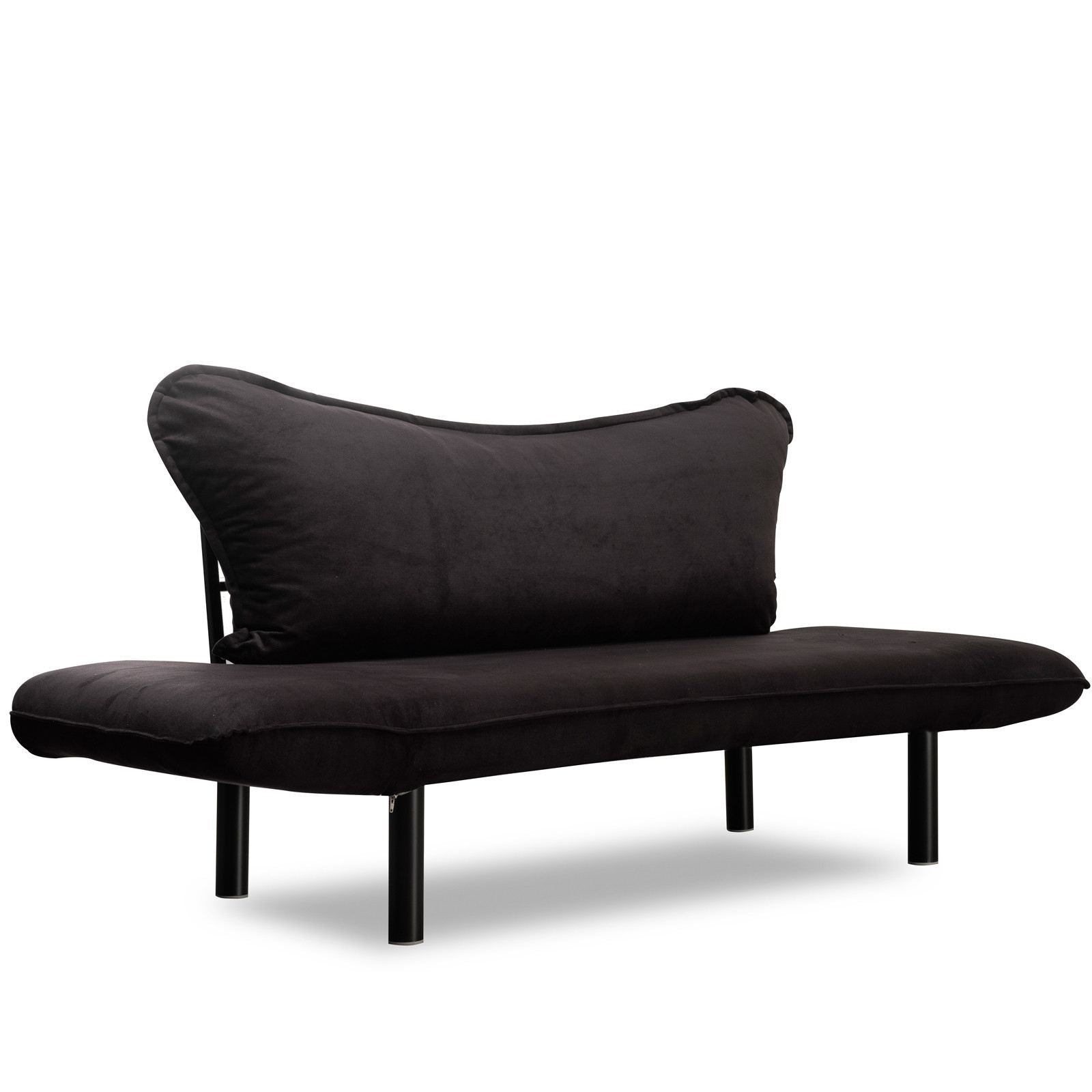 Chatto Black Two-Seater Sofa Bed
