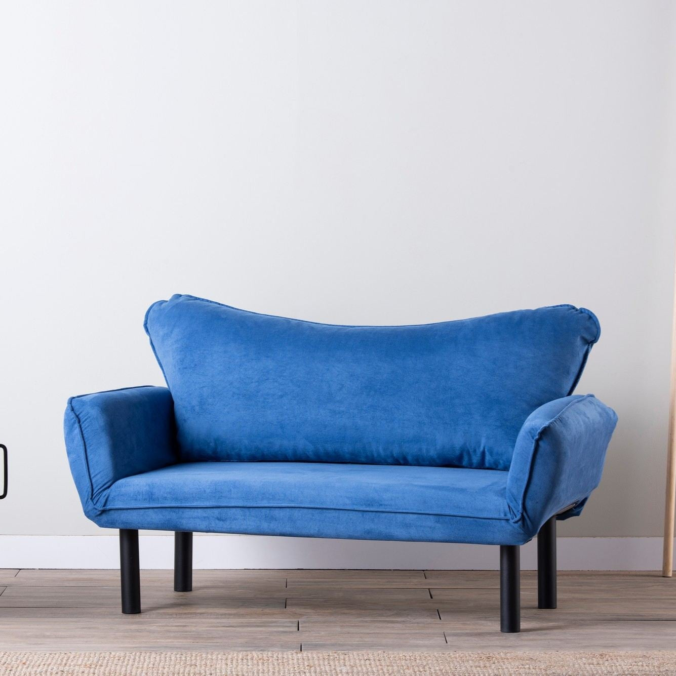 Chatto Blue Two-Seater Sofa Bed