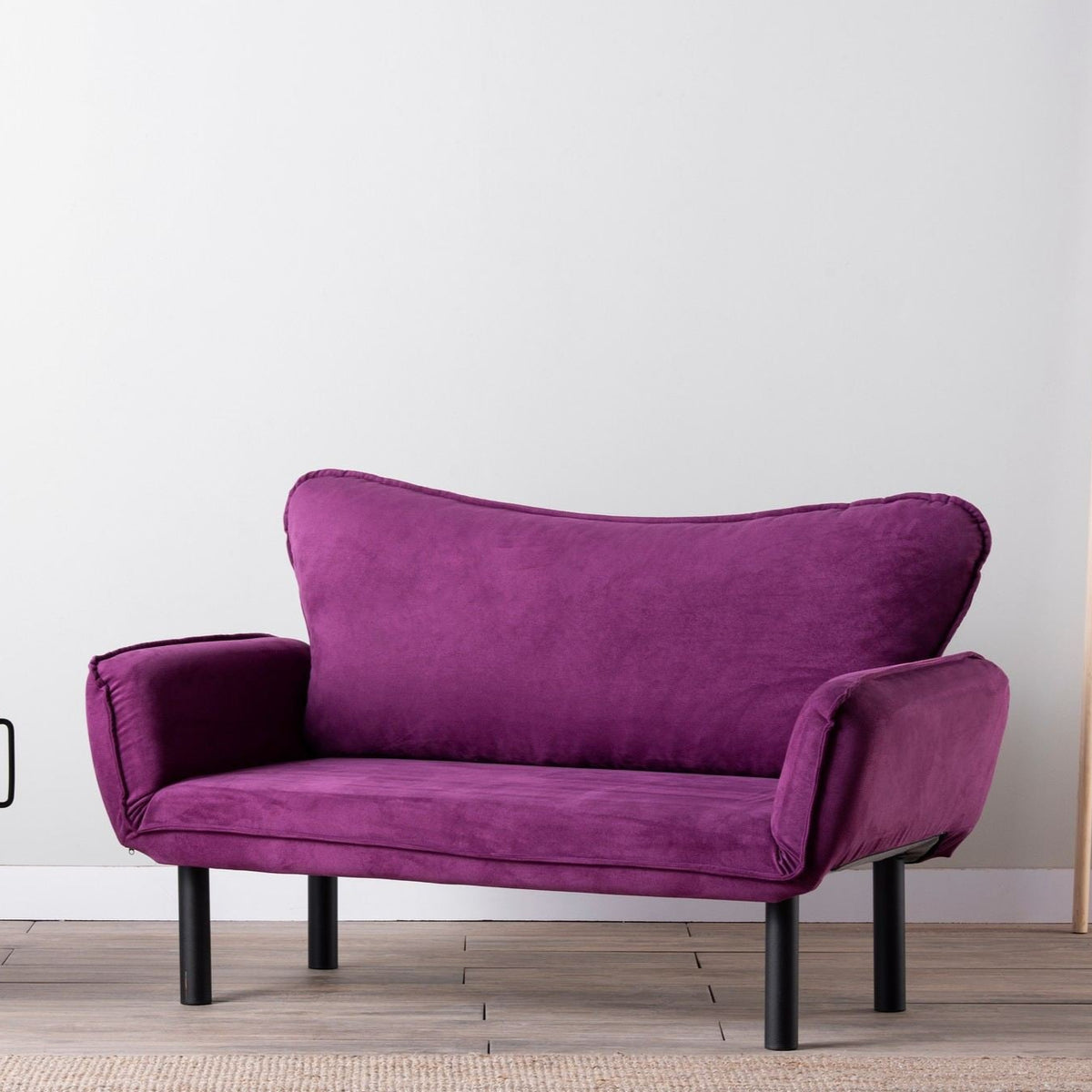 Chatto Purple TwoSeater Sofa Bed