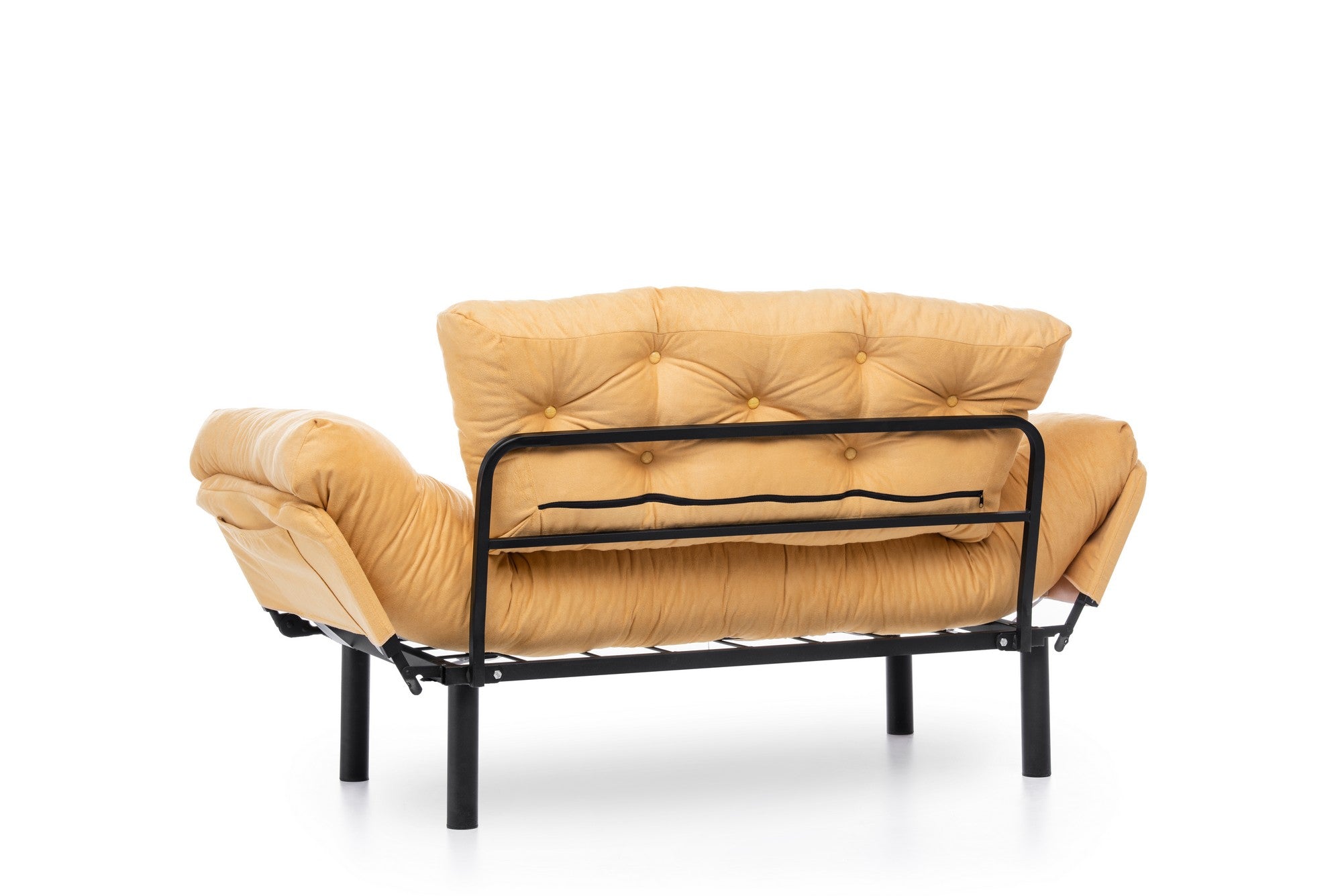 Nitta Mustard Two-Seater Sofa Bed