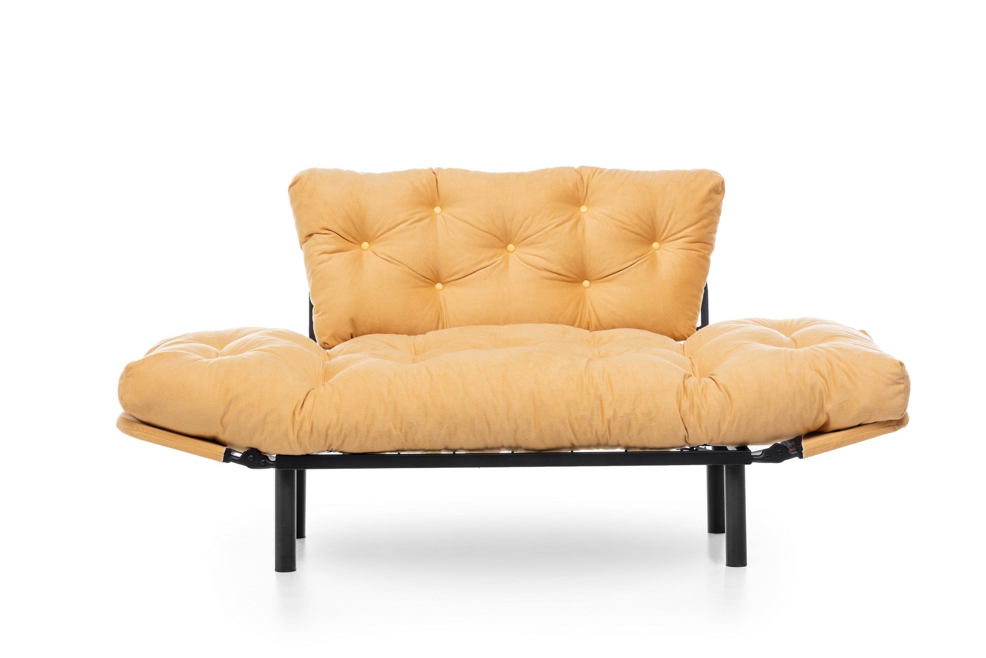 Nitta Mustard Two-Seater Sofa Bed