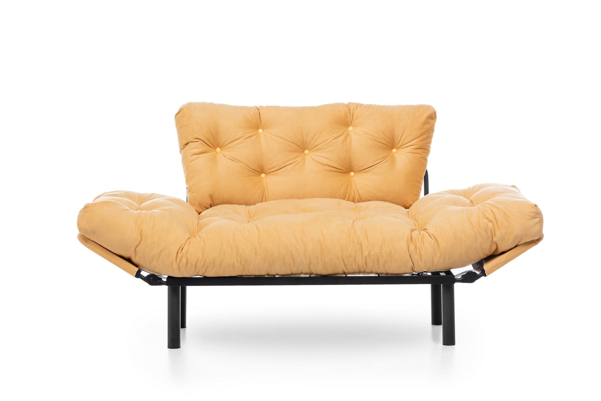 Nitta Mustard Two-Seater Sofa Bed