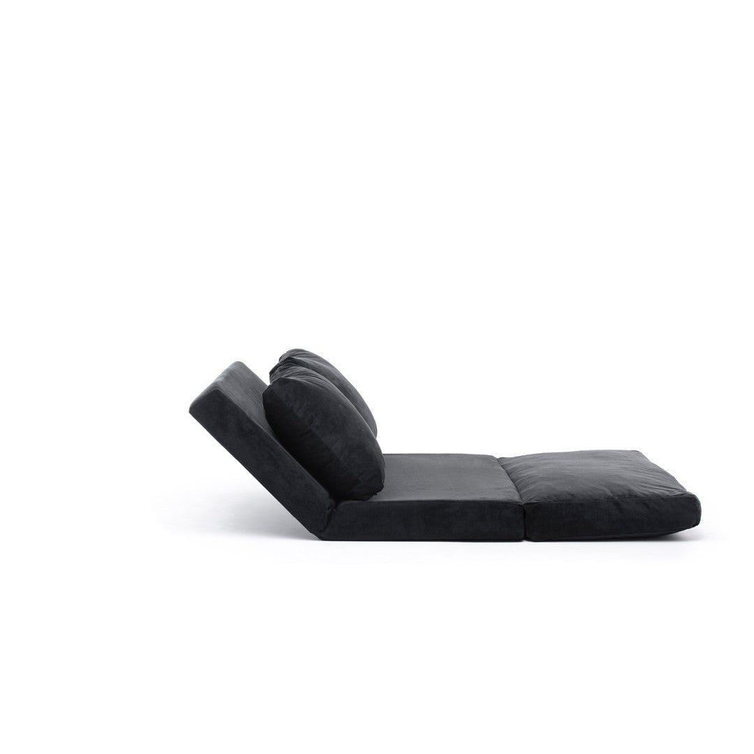 Taida Black Two-Seater Sofa Bed