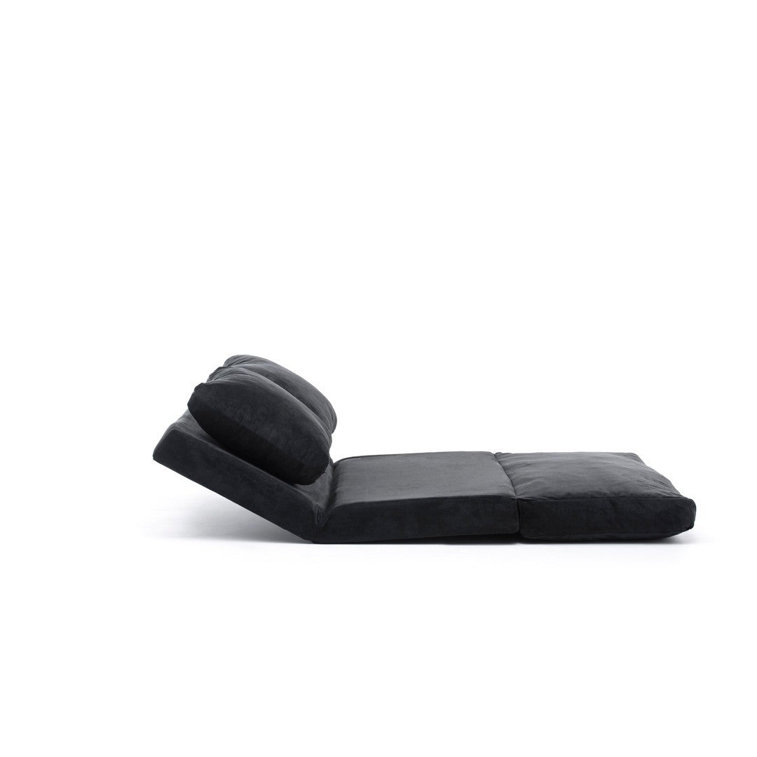 Taida Black Two-Seater Sofa Bed