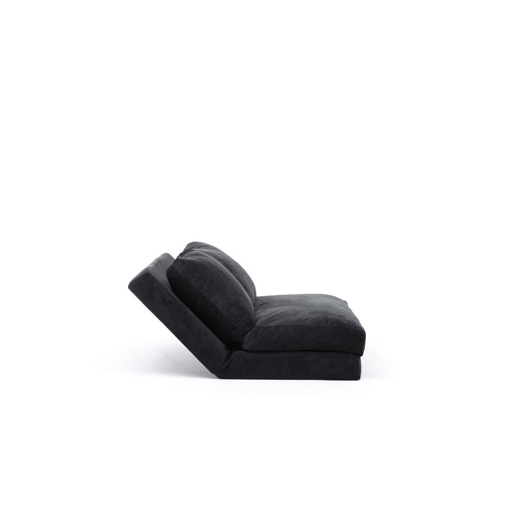 Taida Black Two-Seater Sofa Bed
