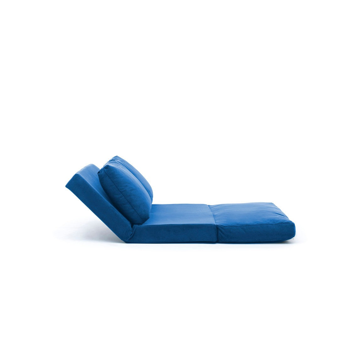 Taida Blue Two-Seater Sofa Bed