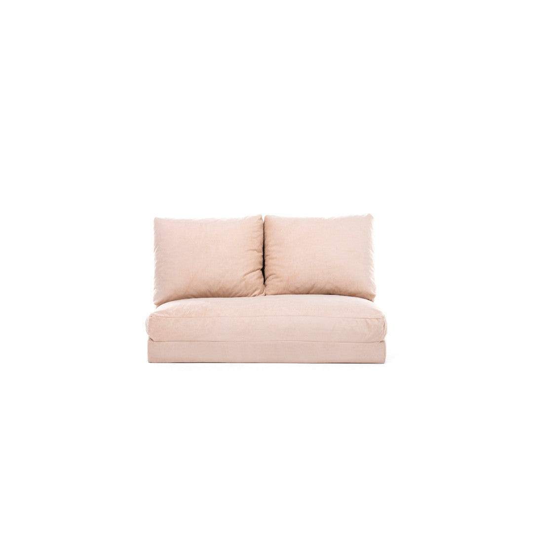 Taida Cream Two-Seater Sofa Bed