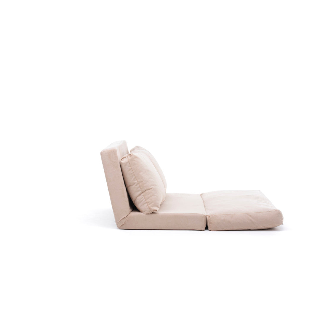 Taida Cream Two-Seater Sofa Bed