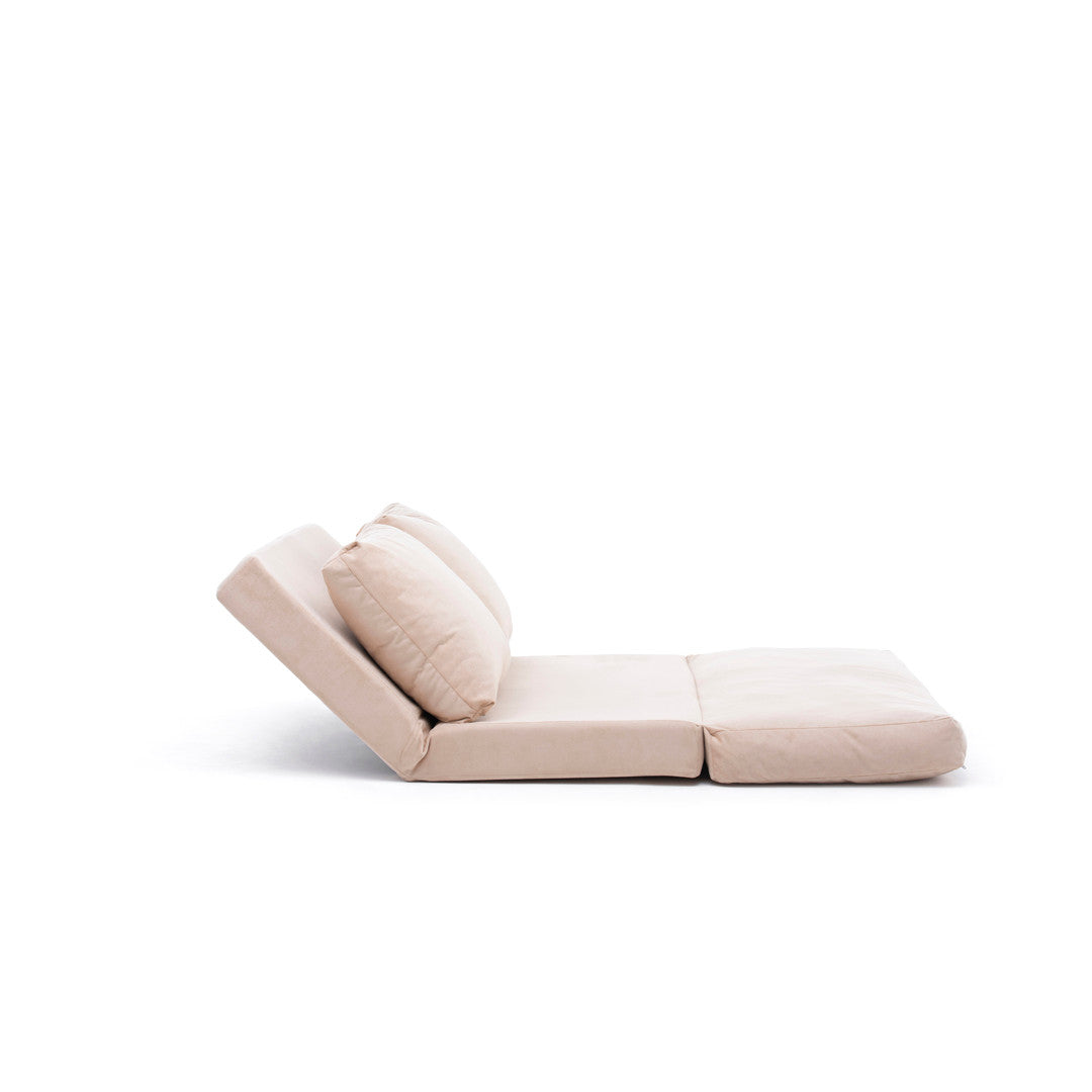 Taida Cream Two-Seater Sofa Bed