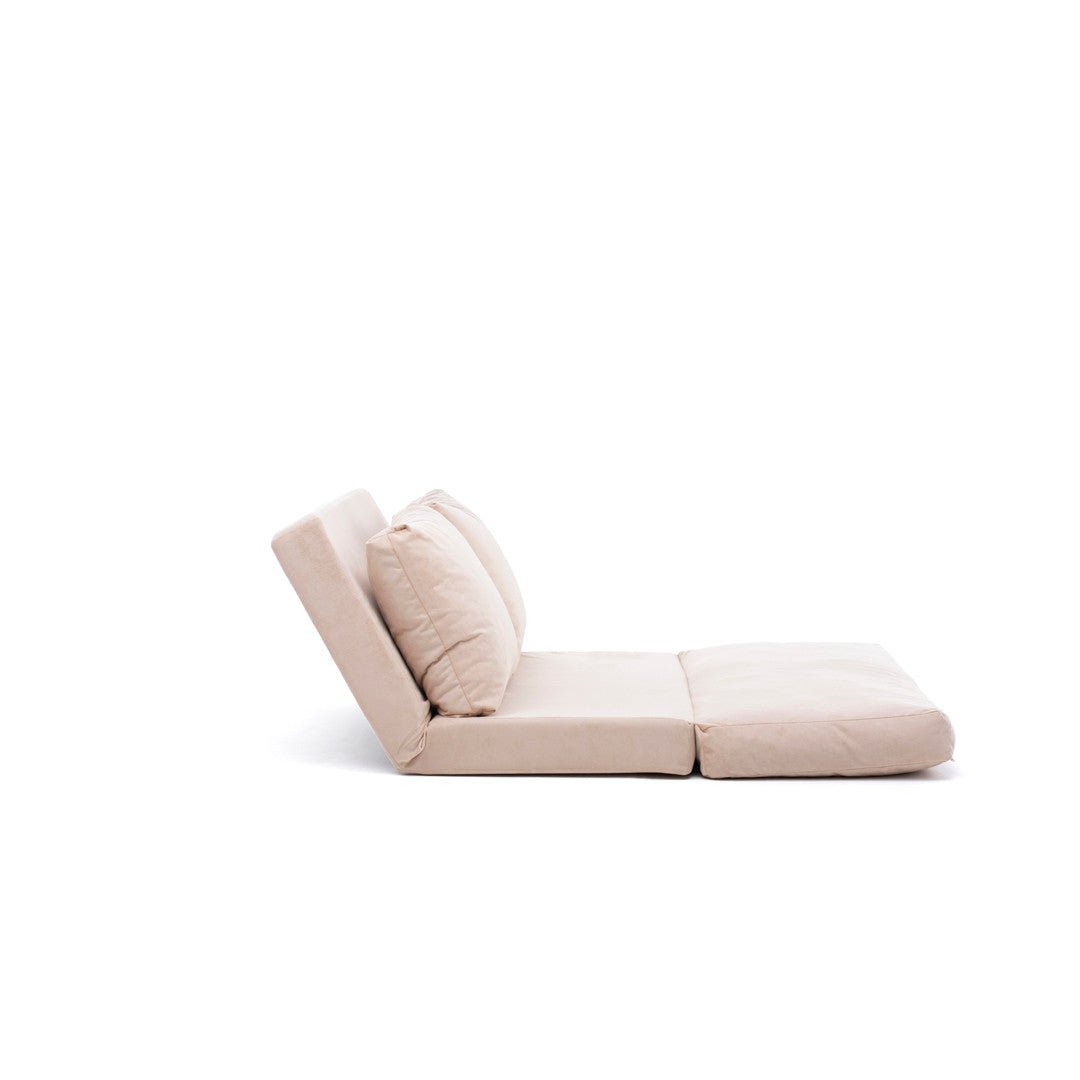 Taida Cream Two-Seater Sofa Bed