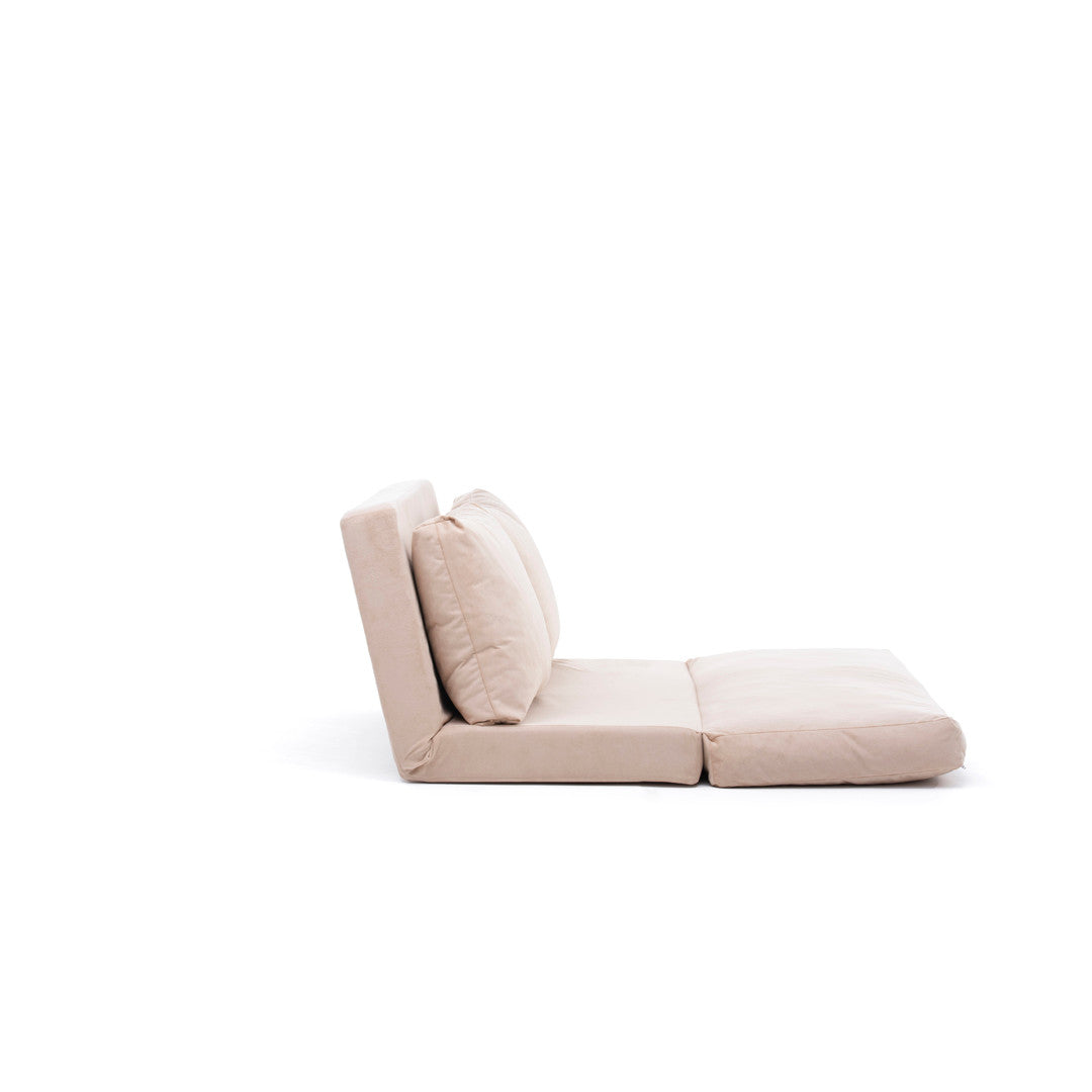 Taida Cream Two-Seater Sofa Bed