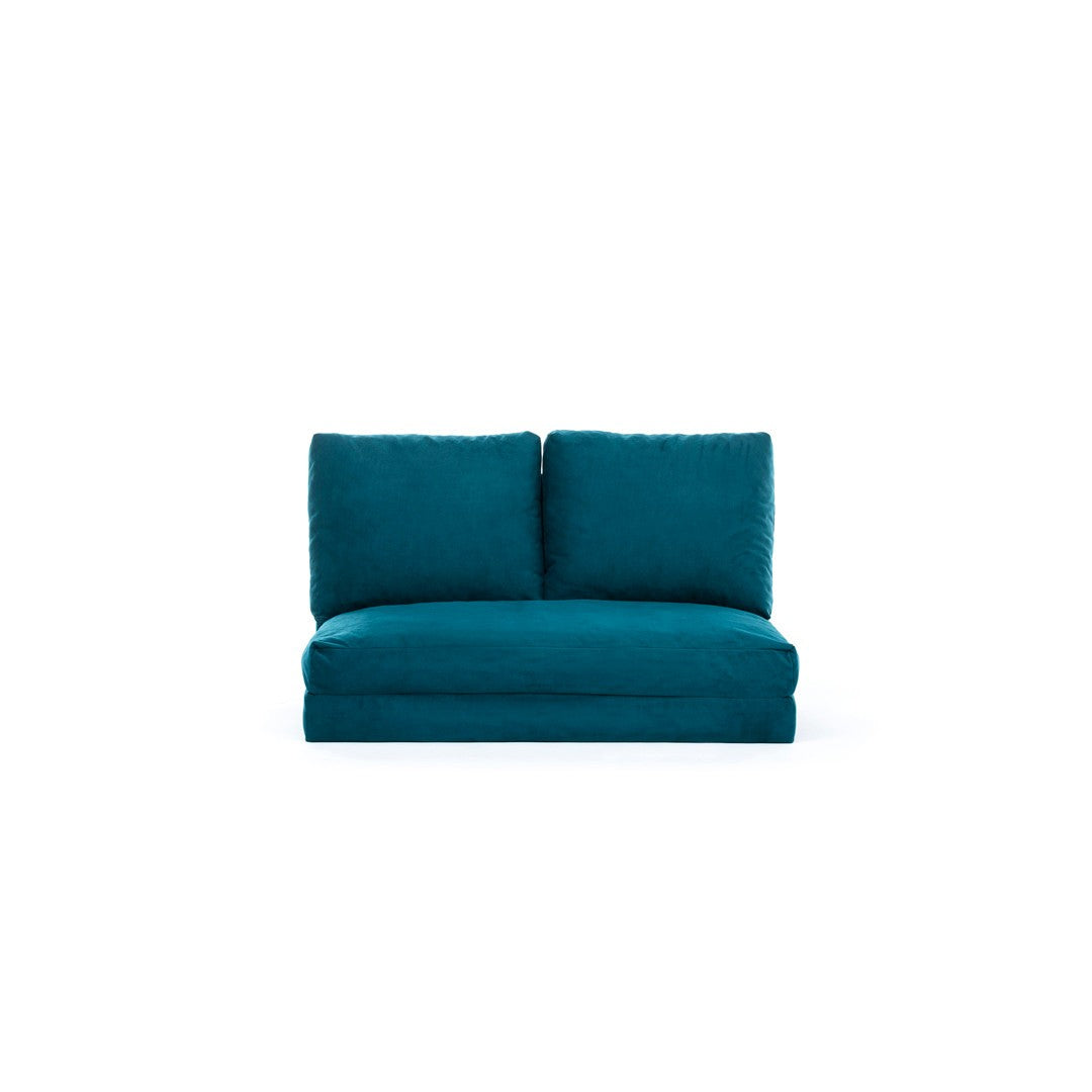 Taida Petrol green Two-Seater Sofa Bed