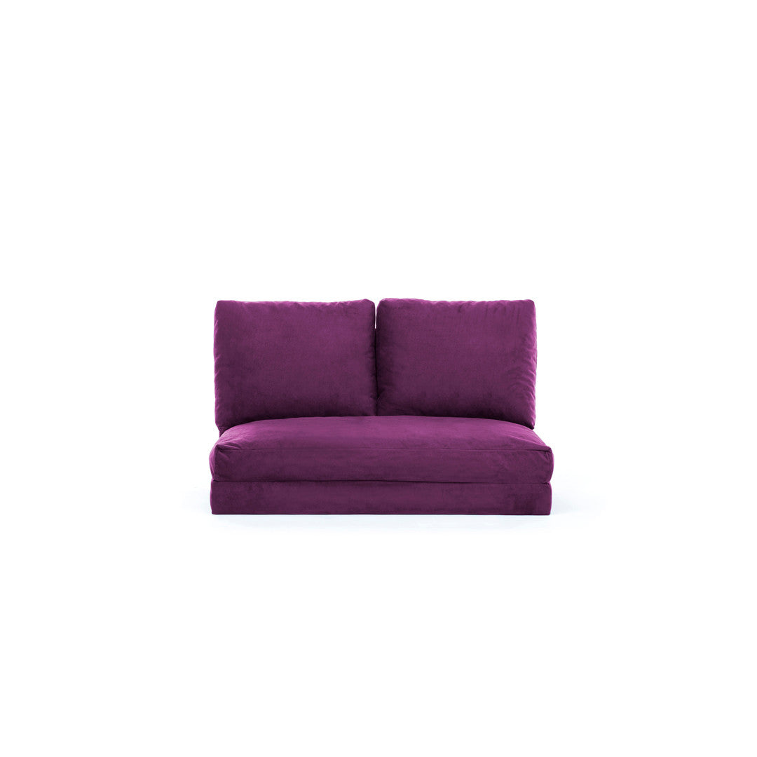 Taida Purple Two-Seater Sofa Bed
