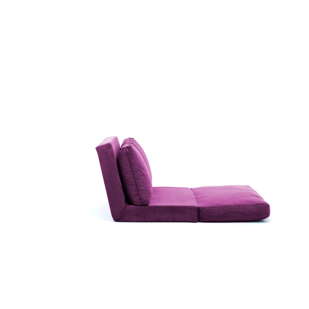 Taida Purple Two-Seater Sofa Bed