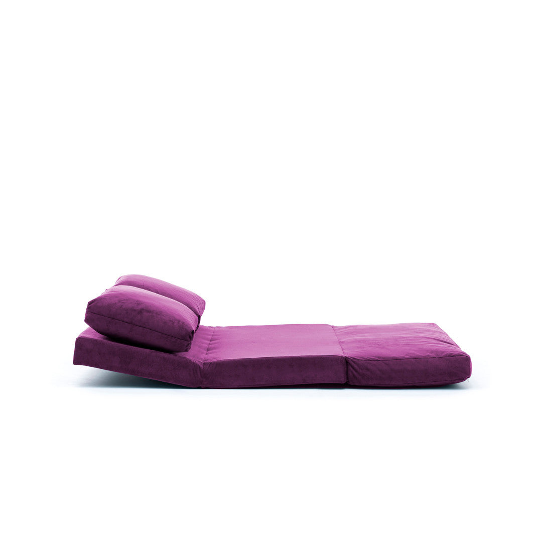 Taida Purple Two-Seater Sofa Bed