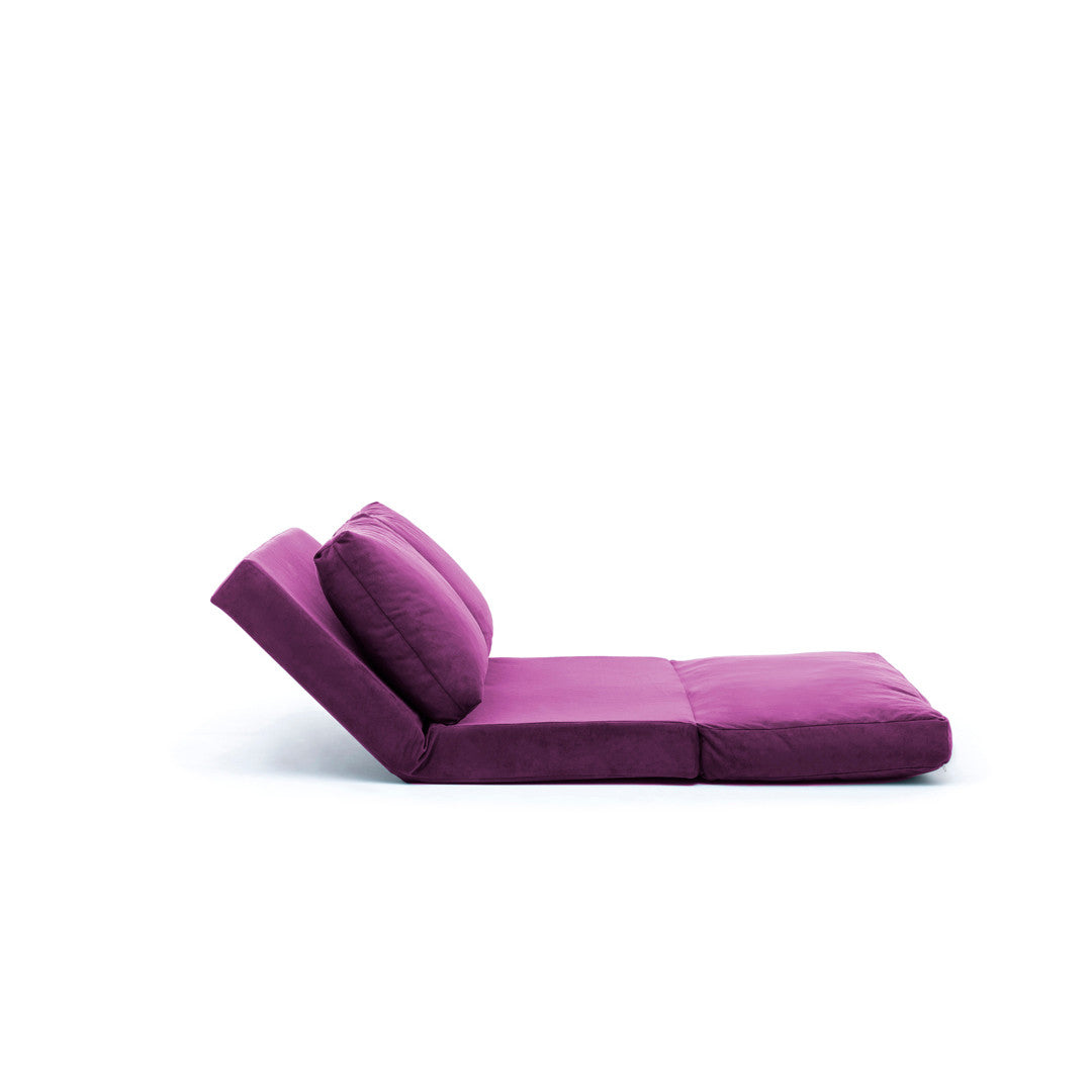 Taida Purple Two-Seater Sofa Bed