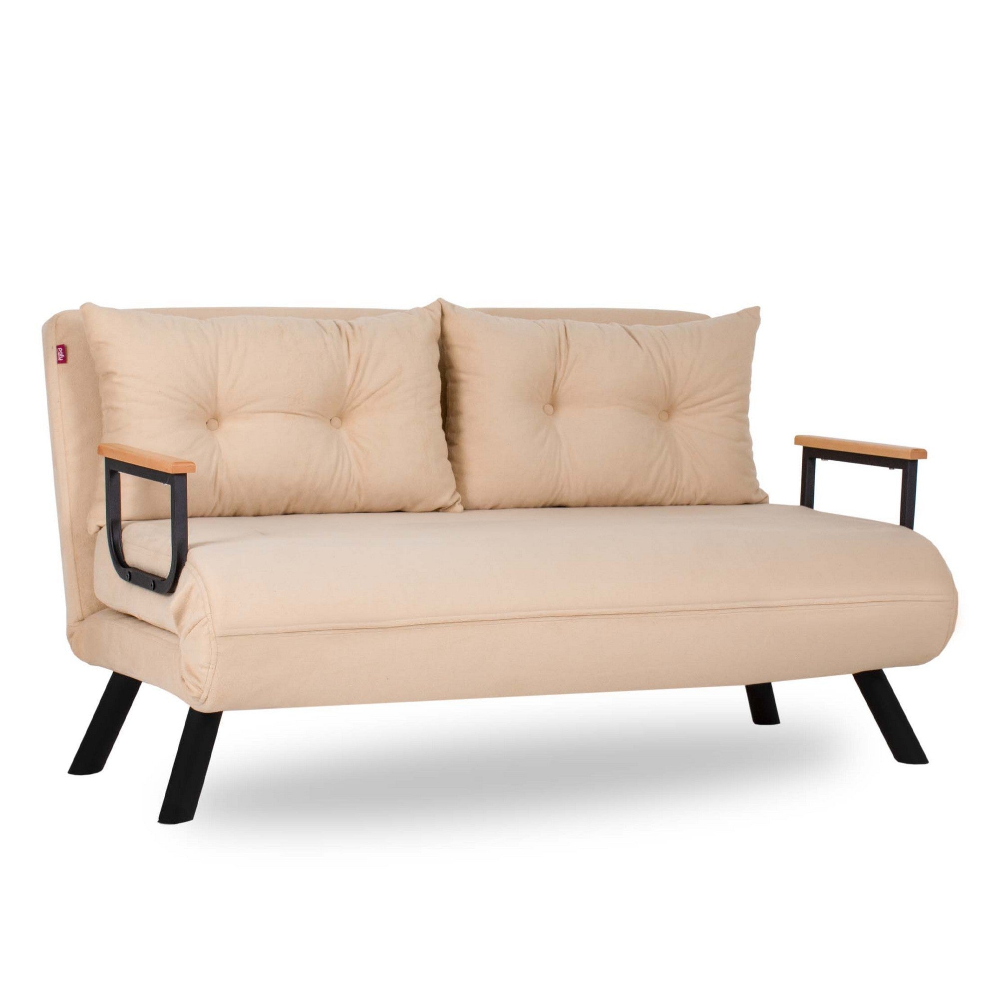 Sando 2-Seater Cream Two-Seater Sofa Bed