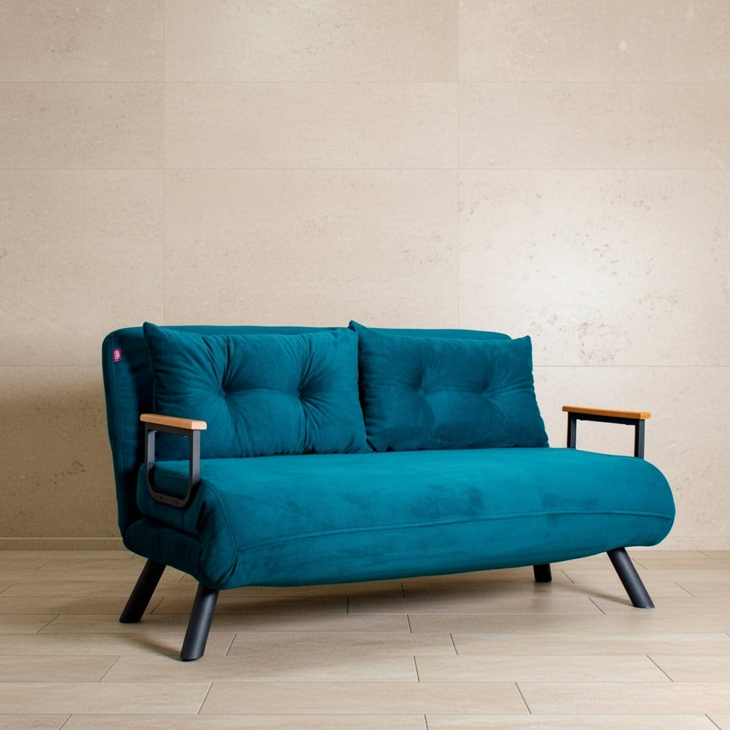 Sando 2-Seater - Petrol Green Petrol green Two-Seater Sofa Bed