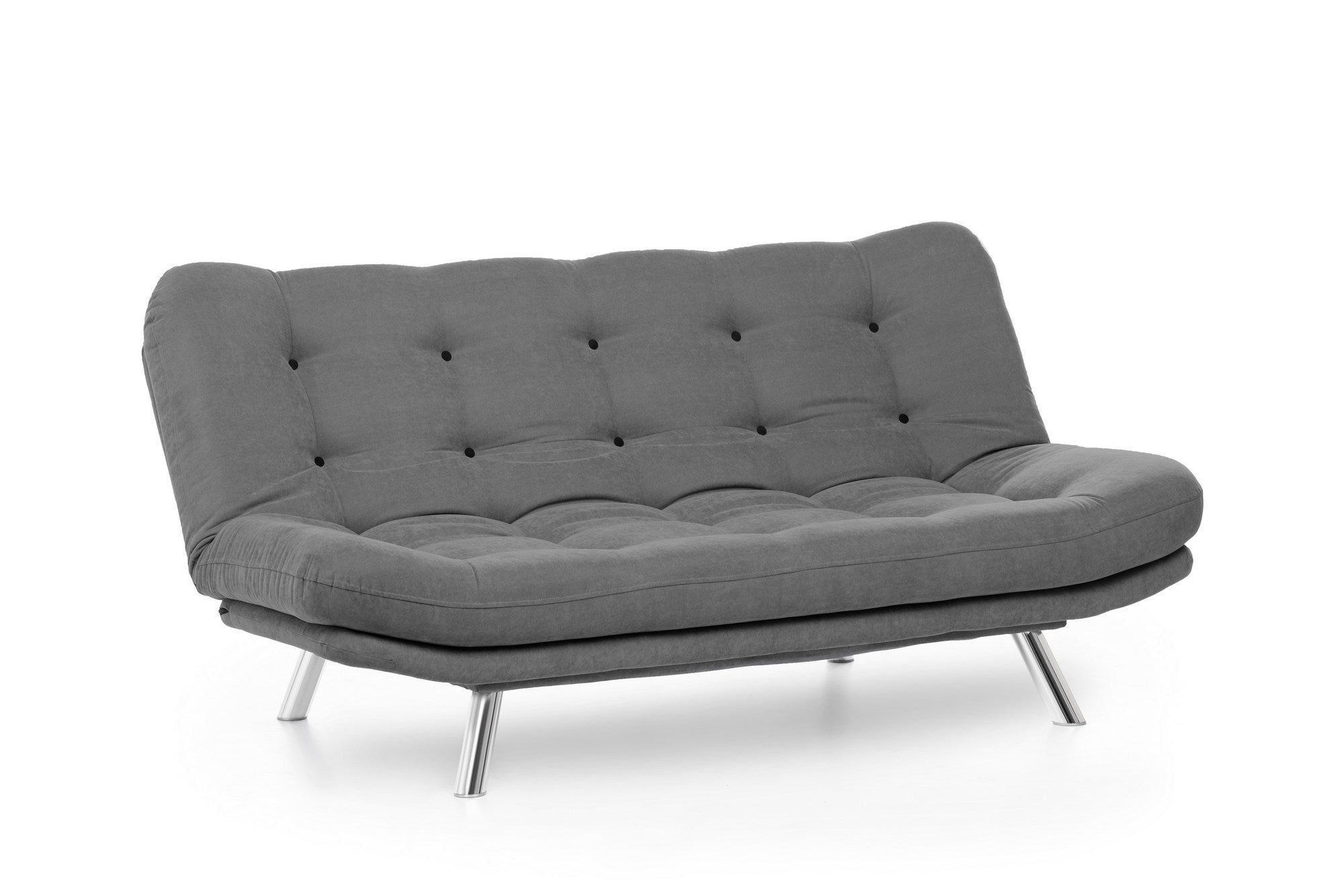 Misa Sofabed - Grey 3-Seater Sofa Bed | Large Pull-Out Couch for Guests