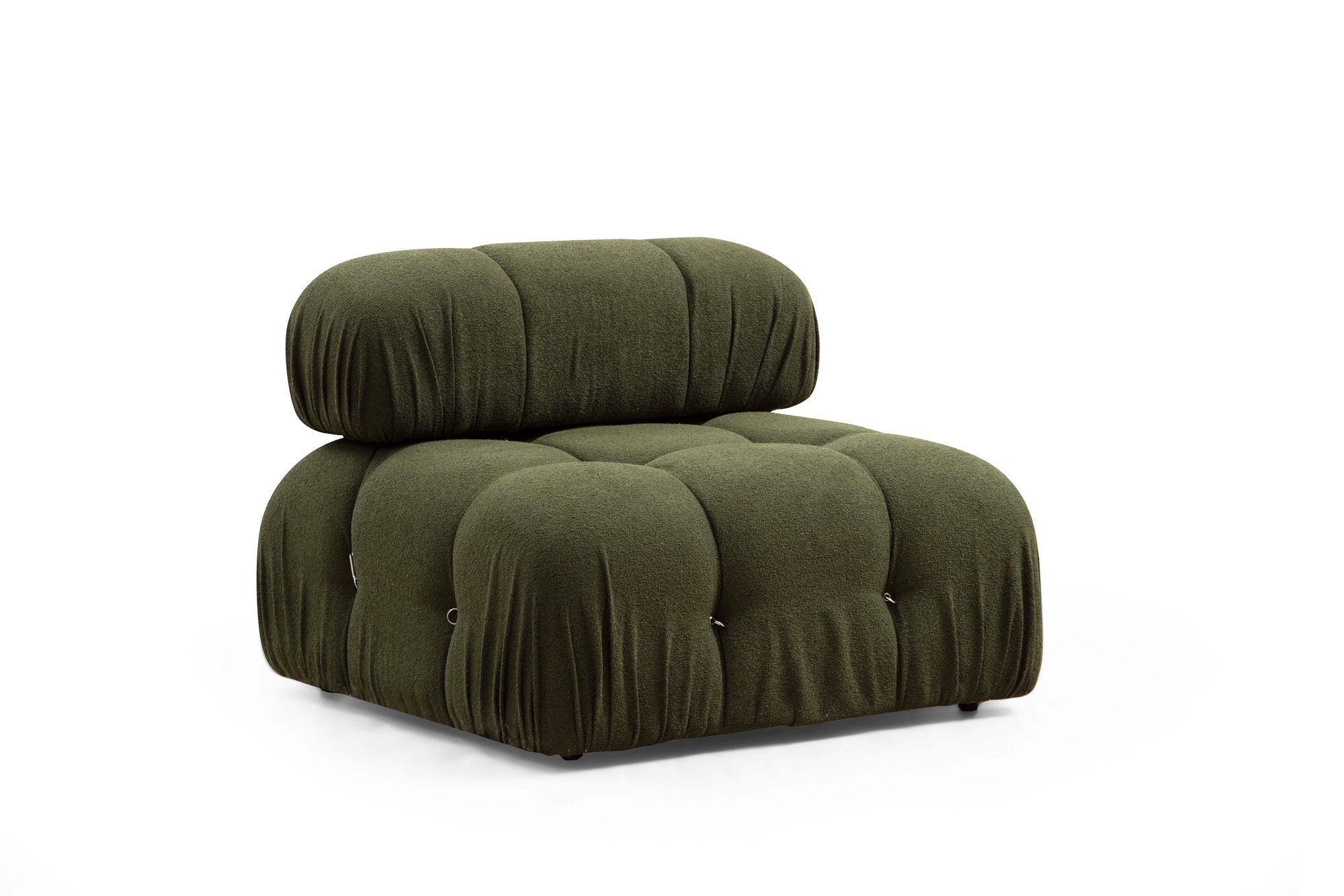 Bubble – Green L Shape Corner Sofa | Designer Sectional for Living Room