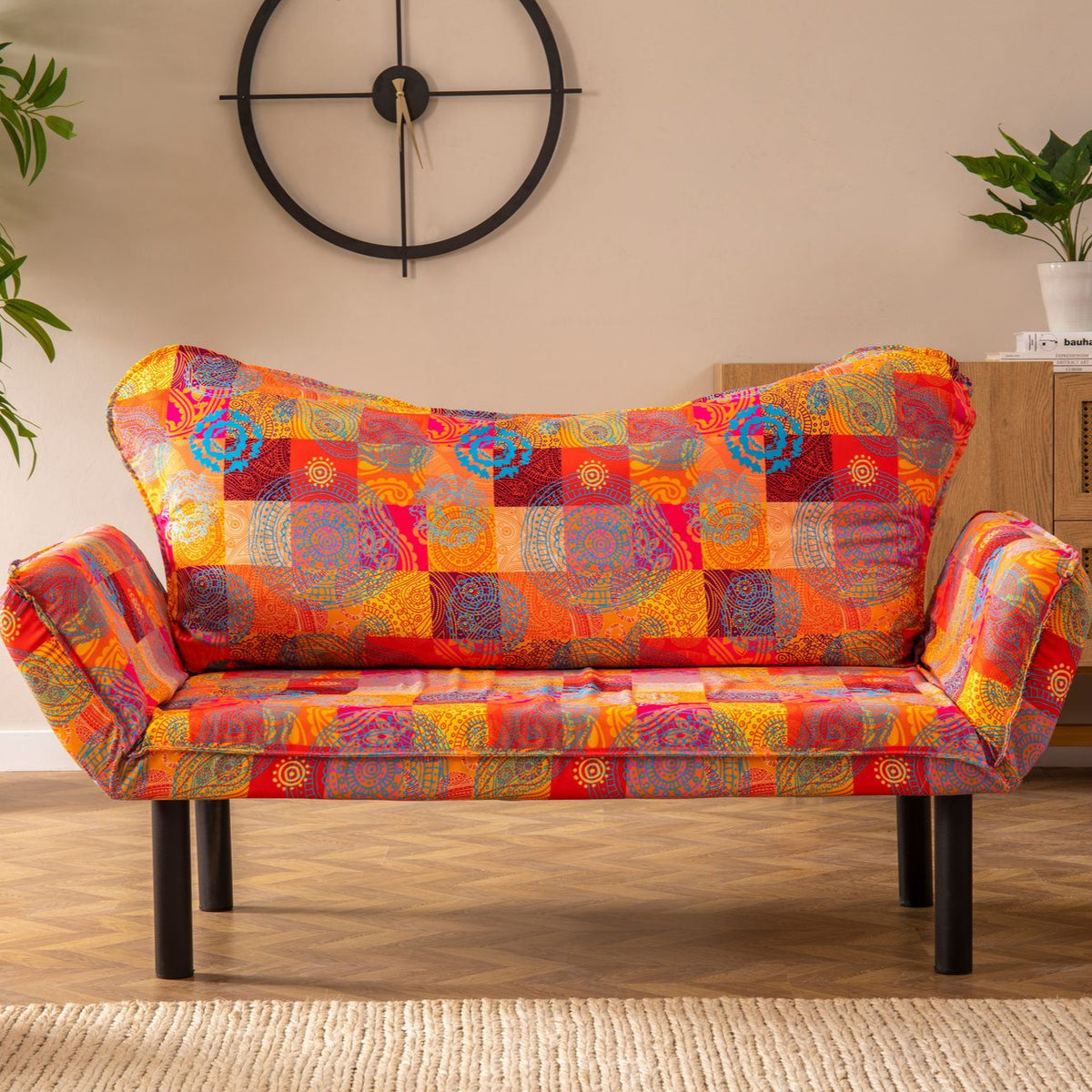 Chatto Patchwork Multicolor TwoSeater Sofa Bed
