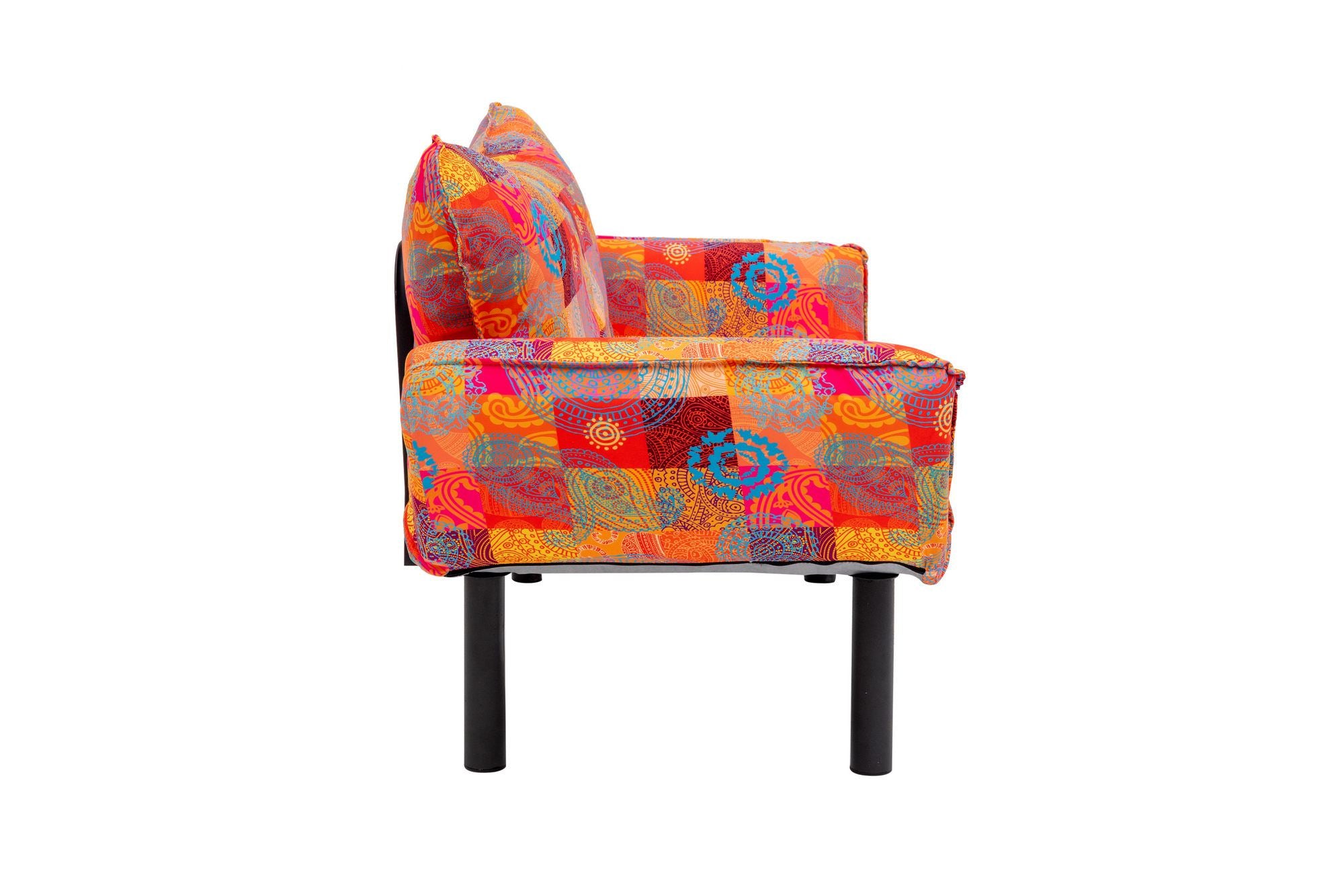 Chatto - Patchwork Multicolor Two-Seater Sofa Bed
