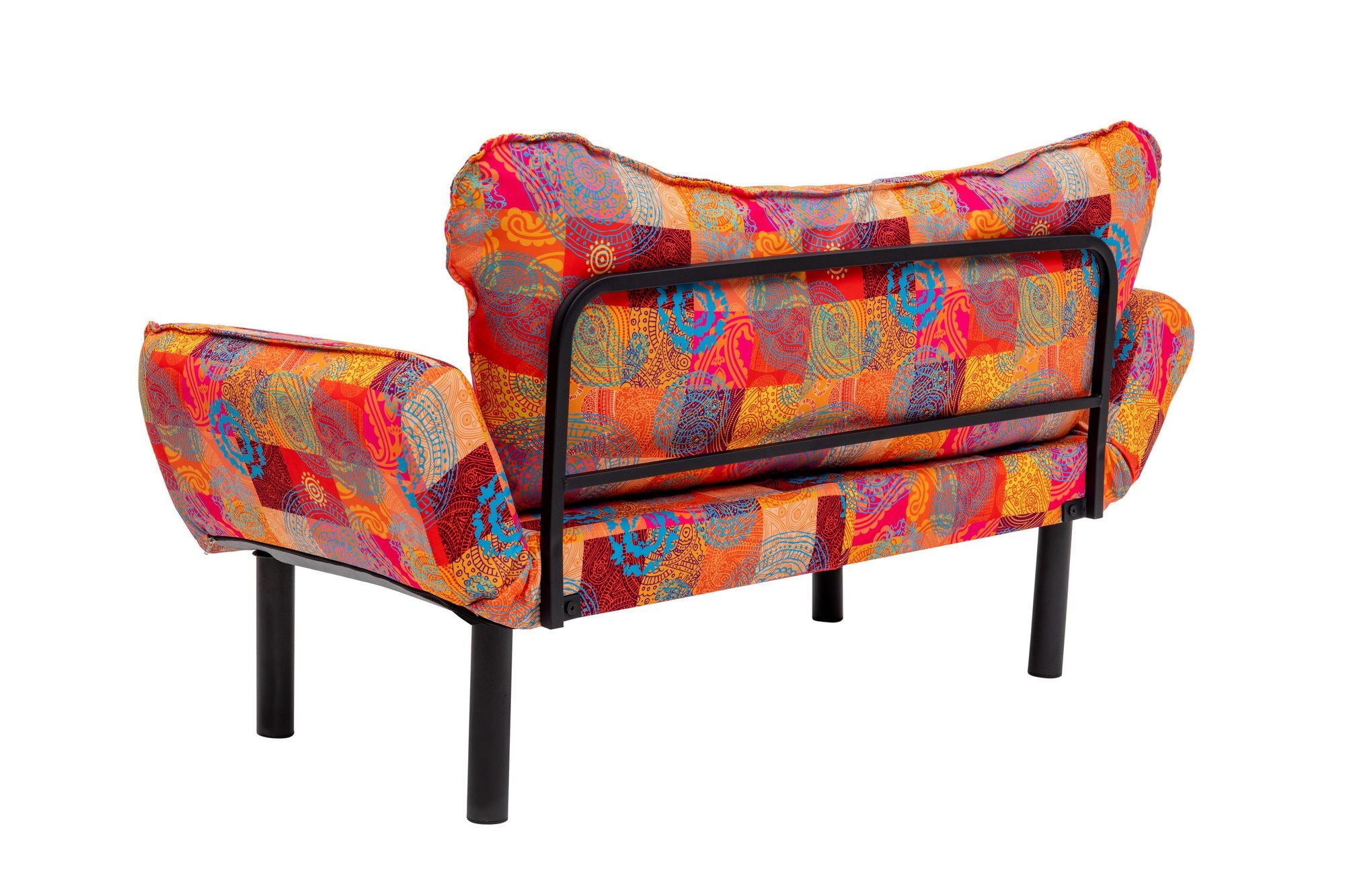 Chatto - Patchwork Multicolor Two-Seater Sofa Bed