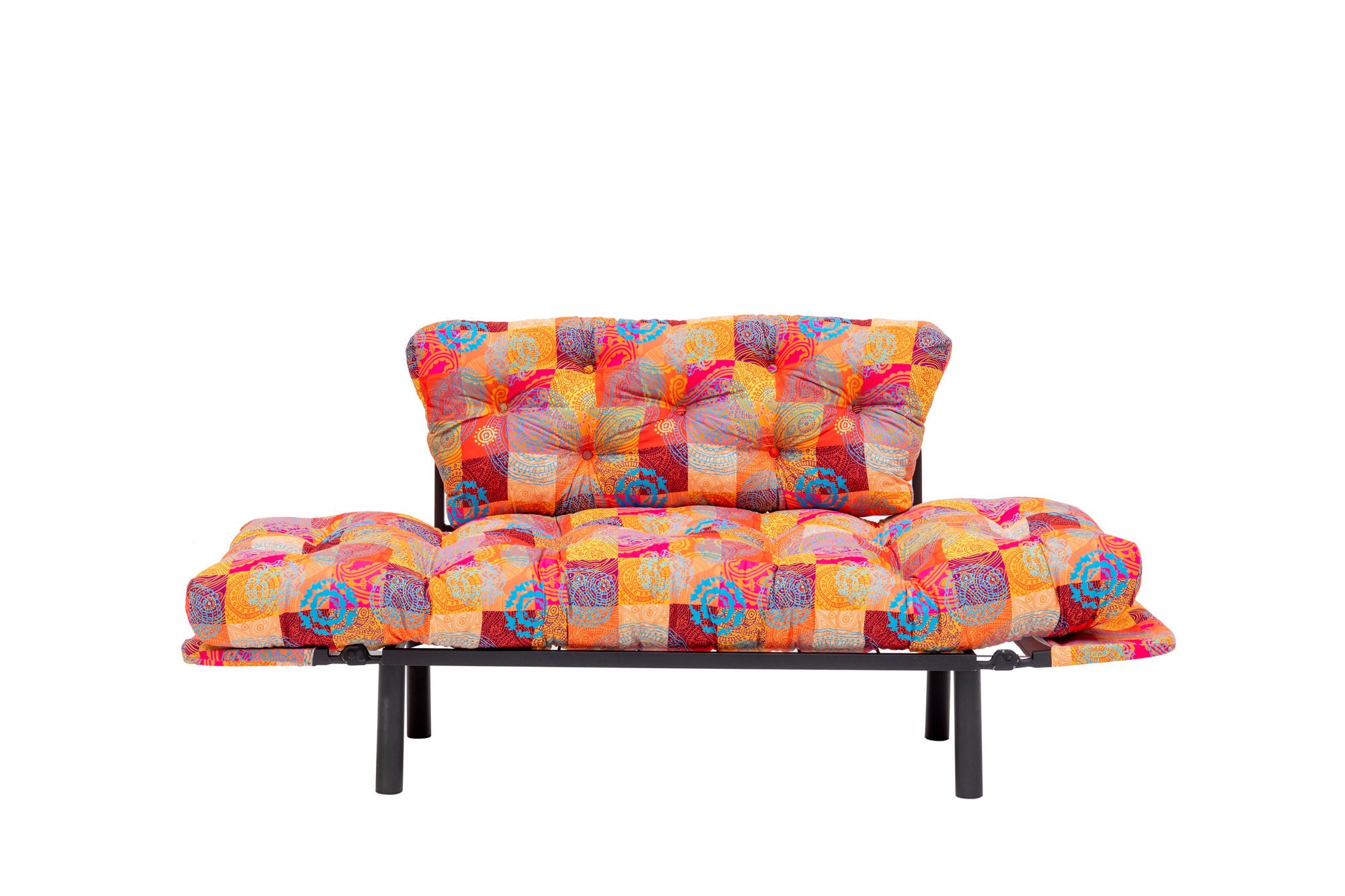 Nitta - Patchwork Multicolor Two-Seater Sofa Bed
