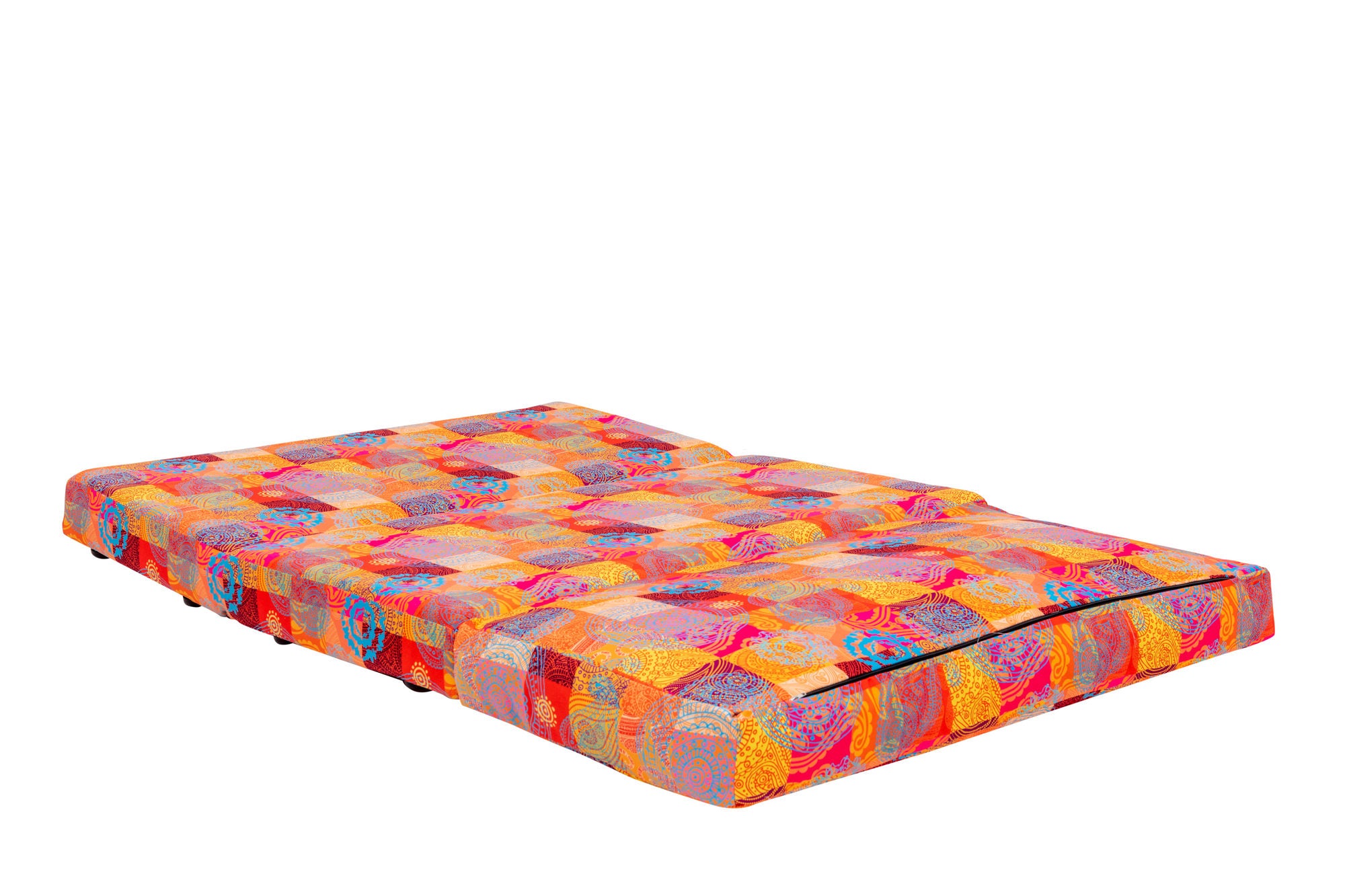 Taida - Patchwork Multicolor Two-Seater Sofa Bed