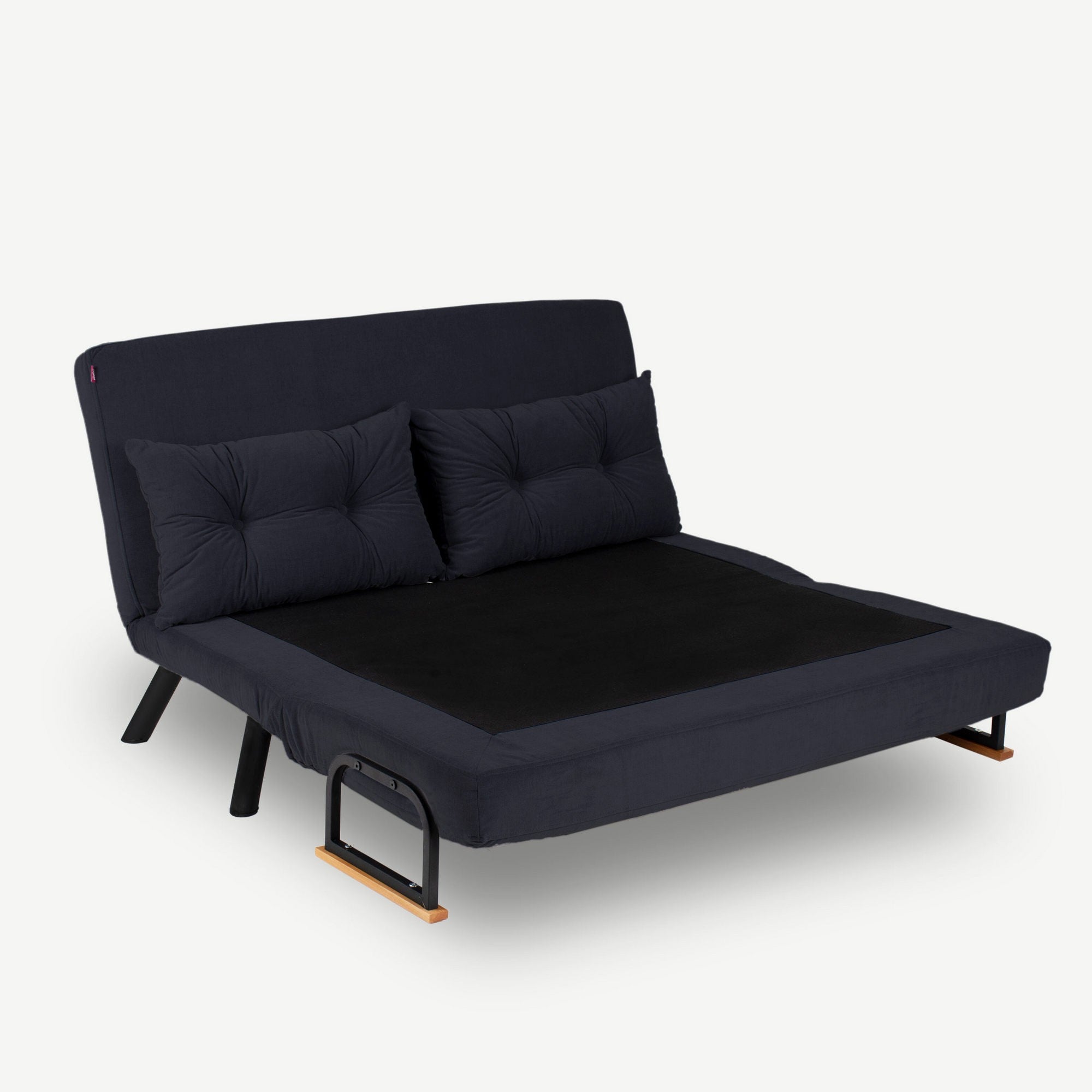 Sando 2-Seater Black Two-Seater Sofa Bed