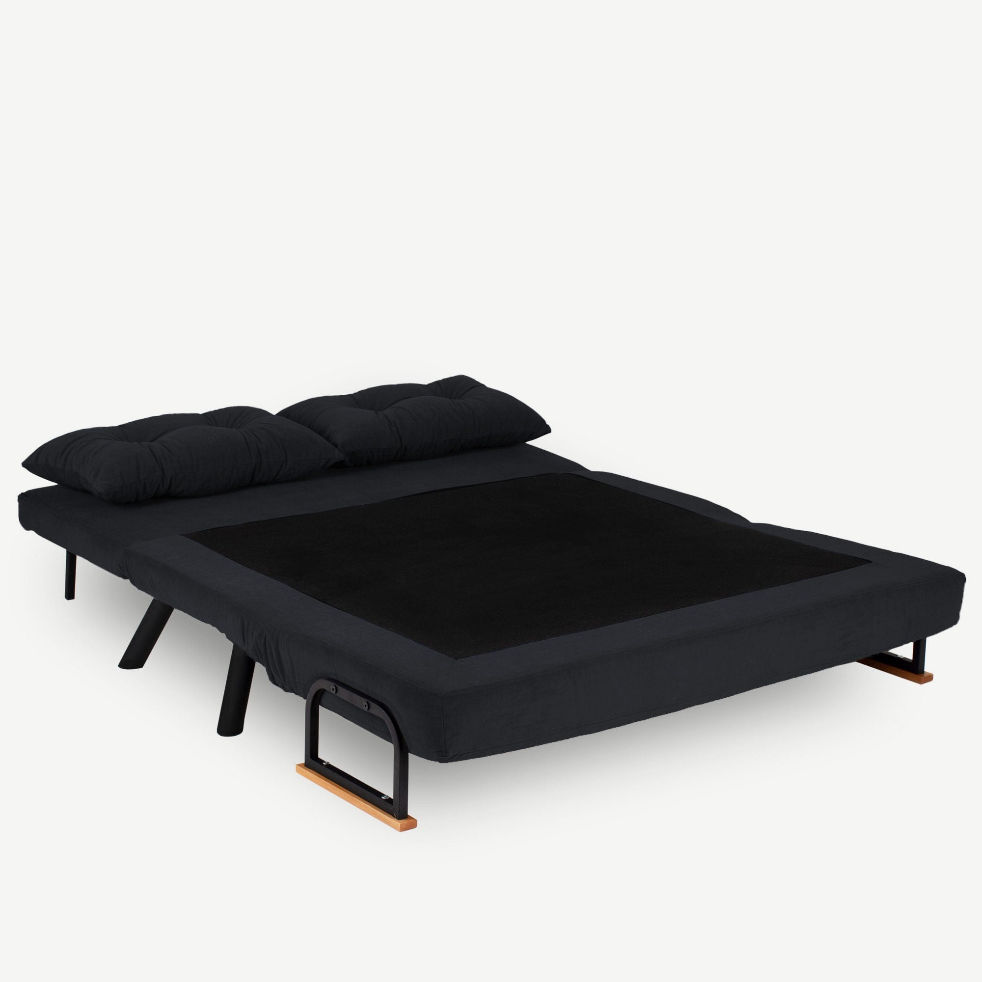 Sando 2-Seater Black Two-Seater Sofa Bed
