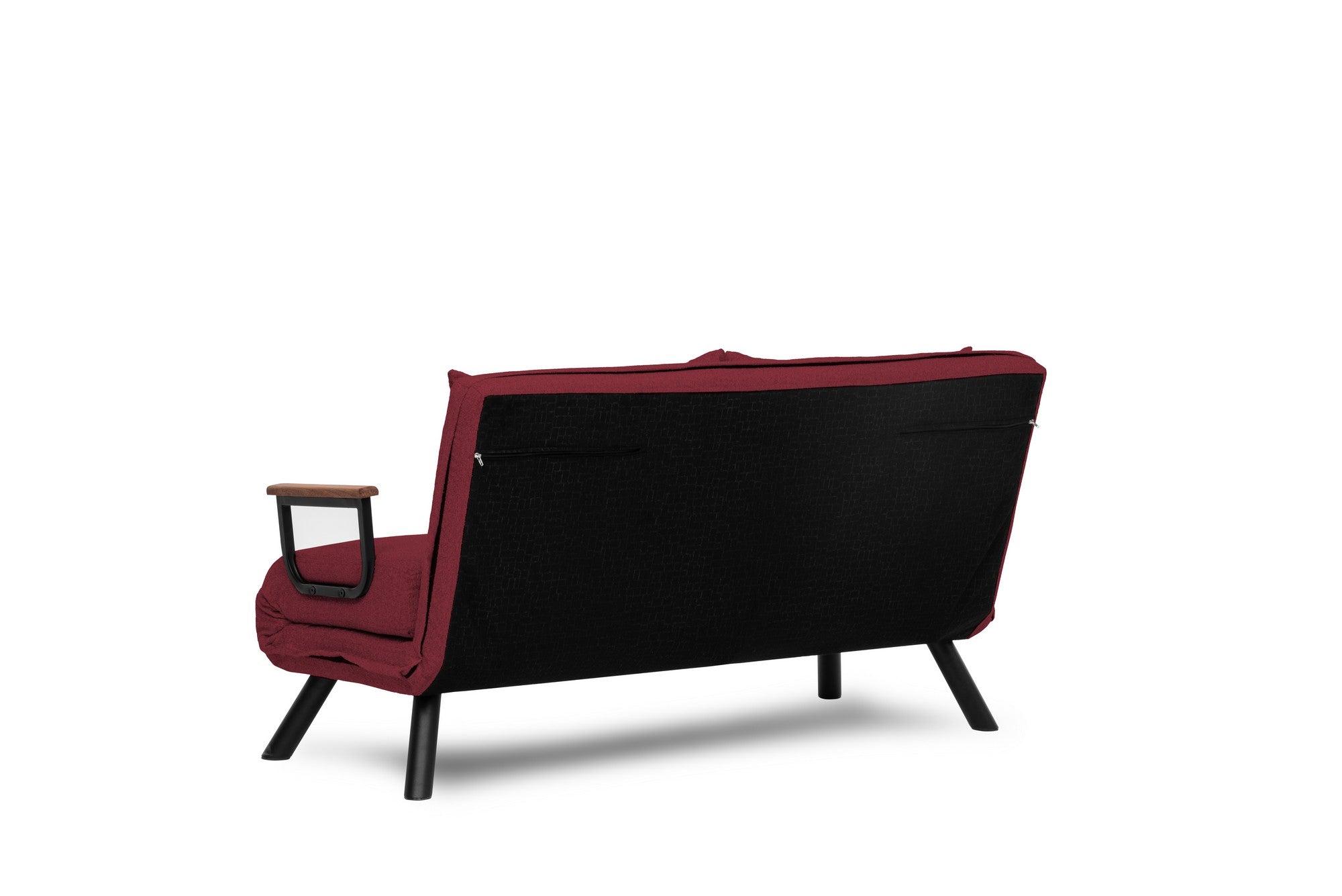 Sando 2-Seater Maroon Two-Seater Sofa Bed