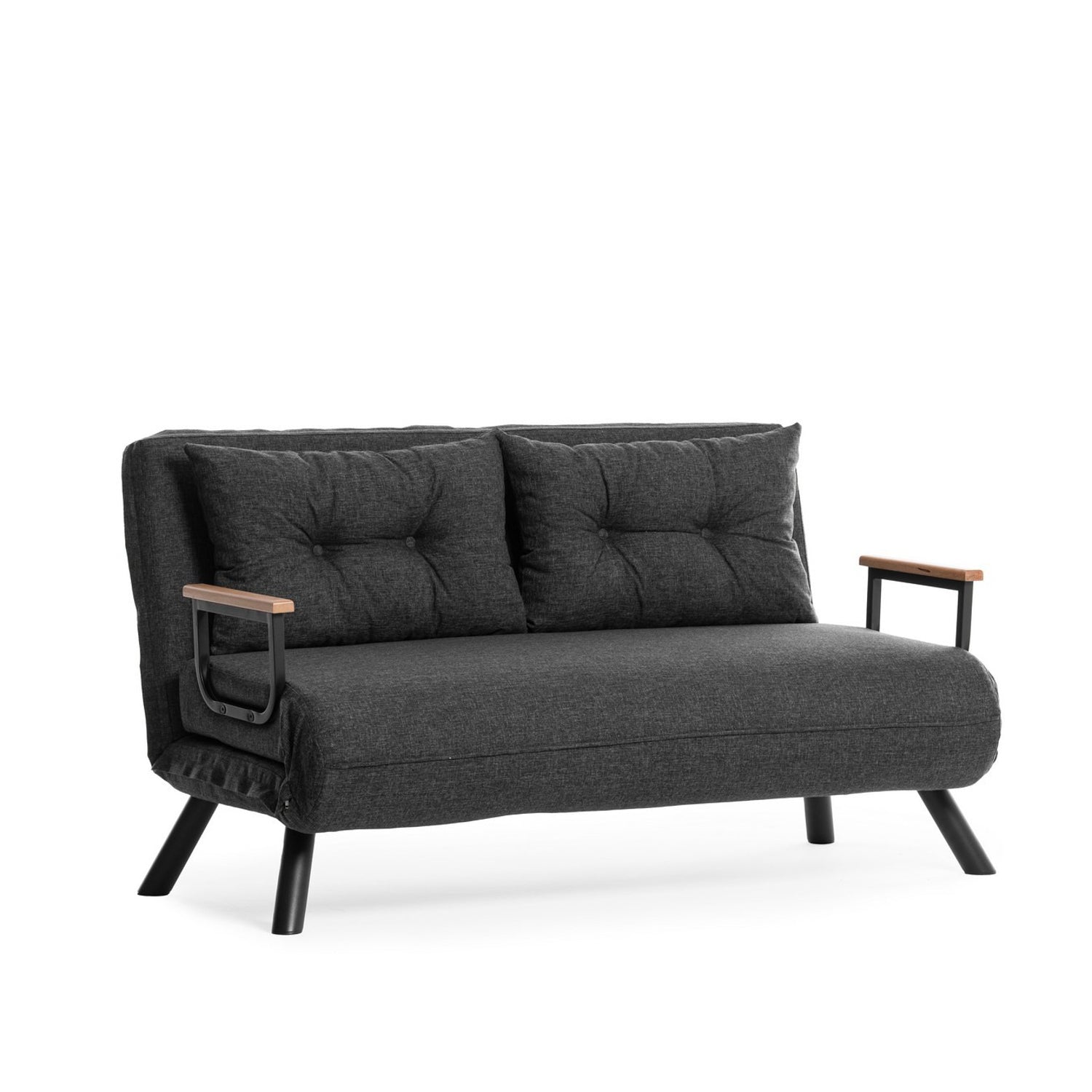 Sando 2-Seater Dark grey Two-Seater Sofa Bed
