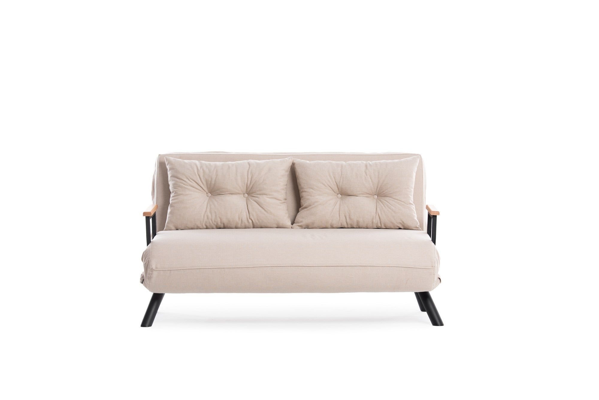 Sando v2 2-Seater Cream Two-Seater Sofa Bed