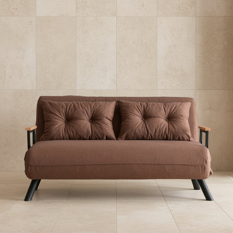Sando 2-Seater Light brown Two-Seater Sofa Bed