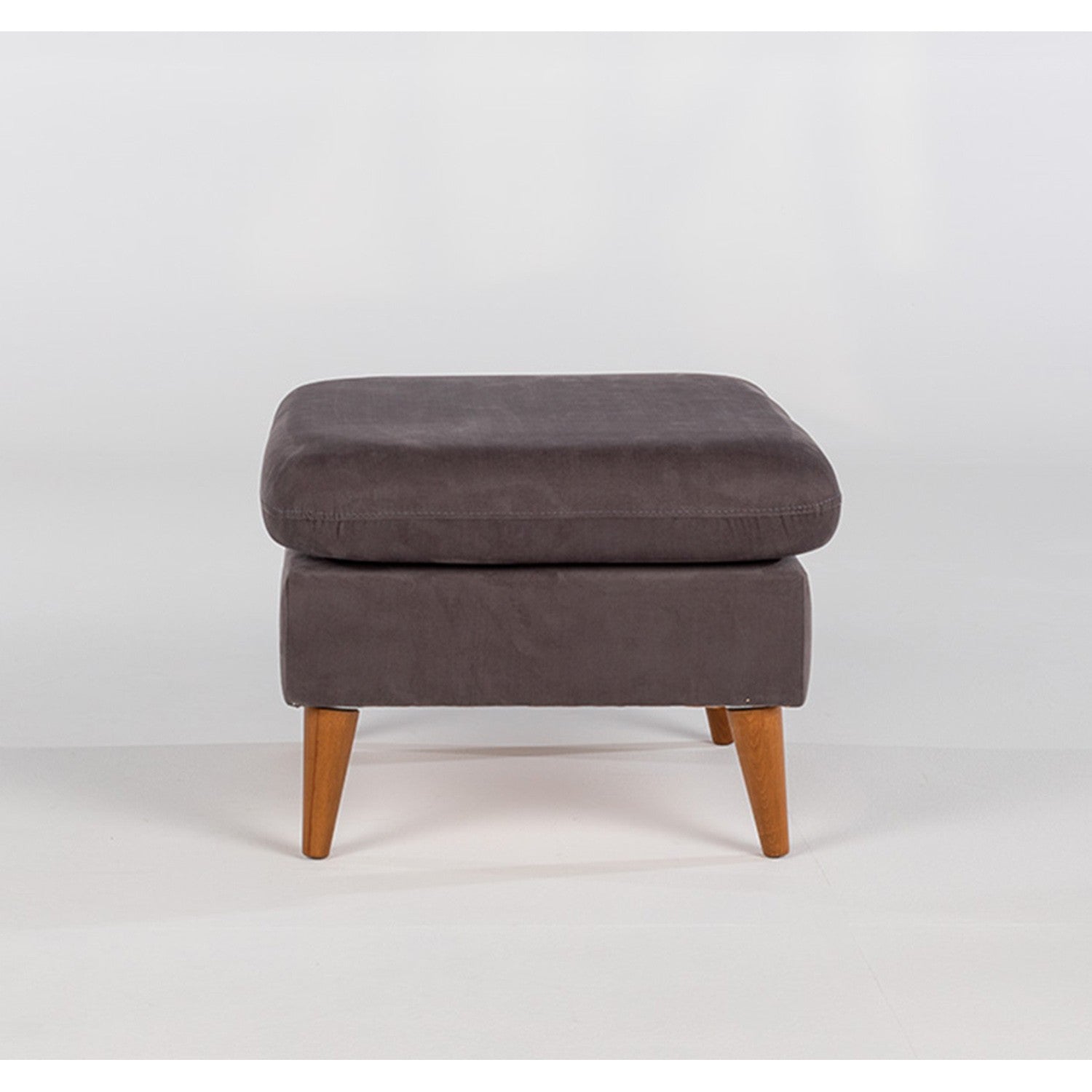 Sofia Puf  | Anthracite Pouffe – Modern Upholstered Ottoman