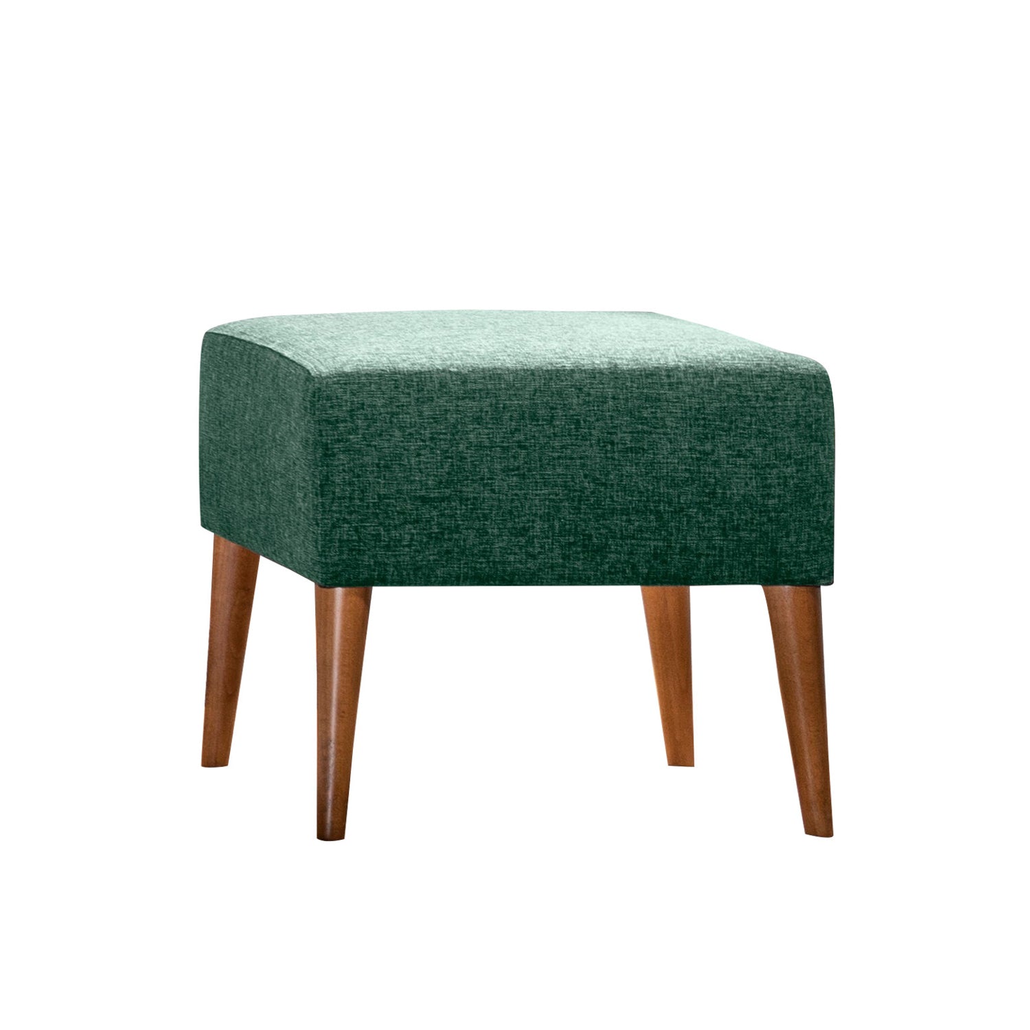 Zeni  | Green Pouffe – Modern Upholstered Ottoman