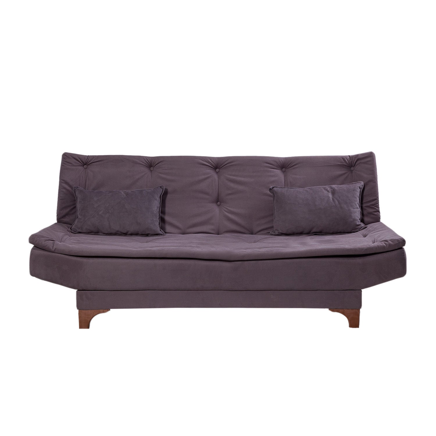 Kelebek - Anthracite 3-Seater Sofa Bed | Large Pull-Out Couch for Guests