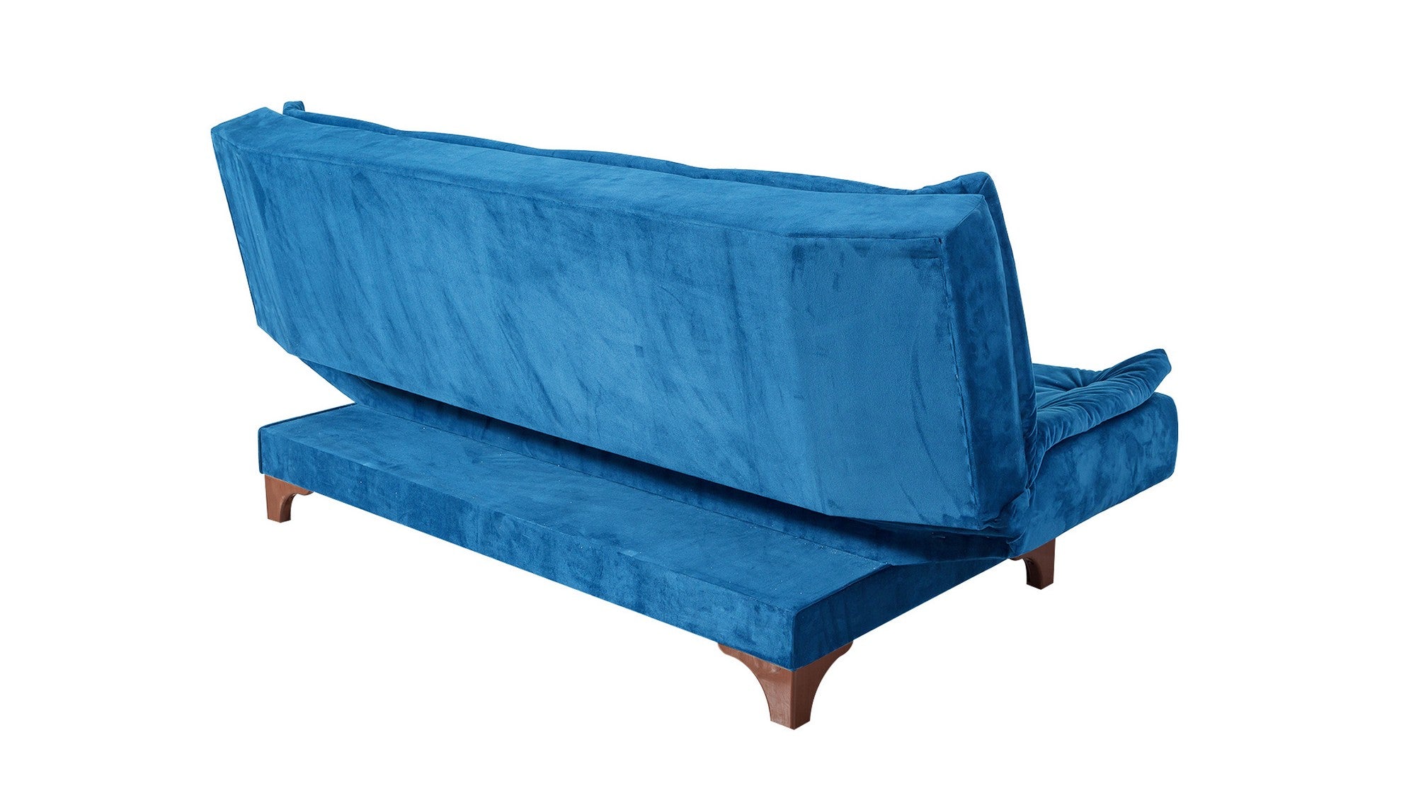 Kelebek - Dark Blue 3-Seater Sofa Bed | Large Pull-Out Couch for Guests