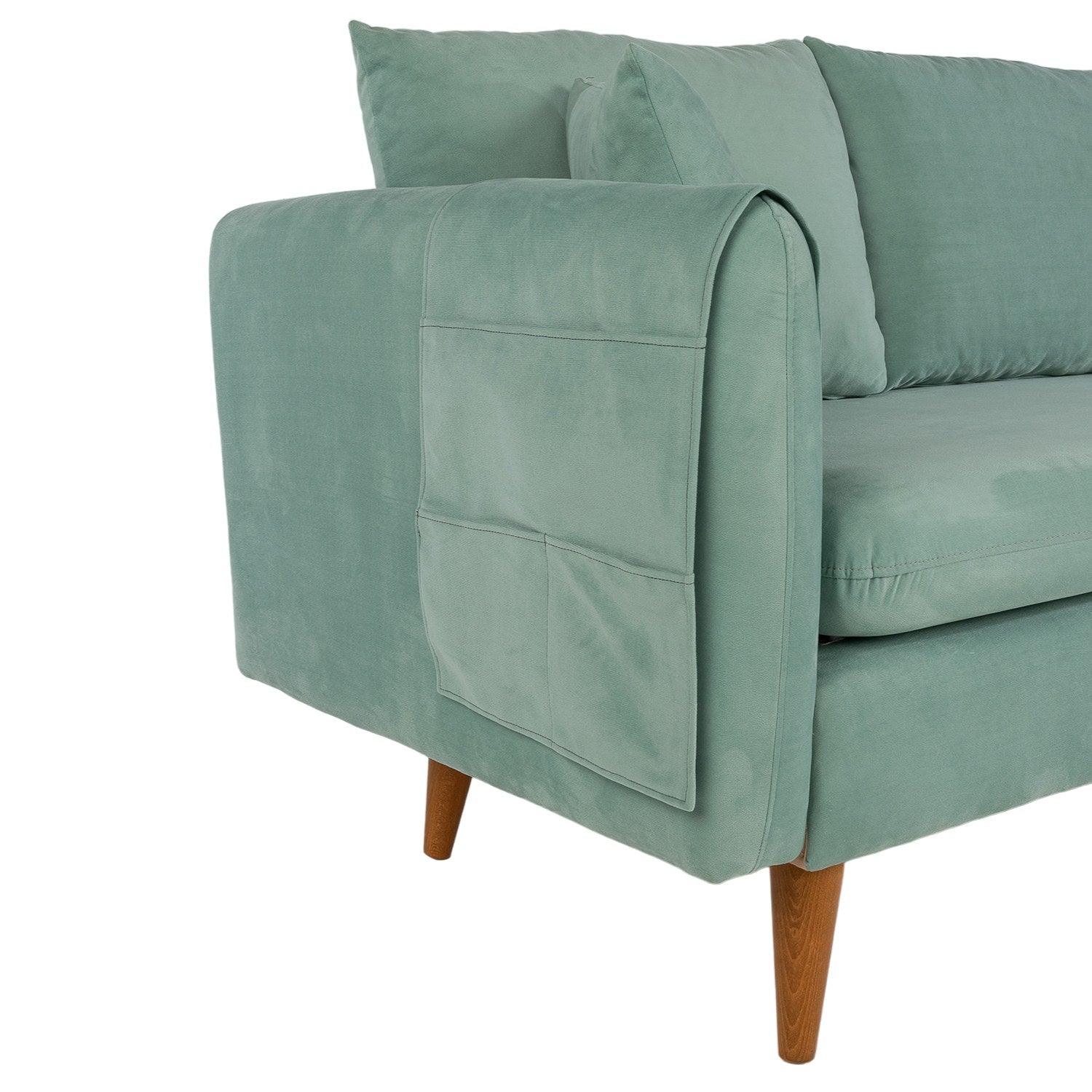 Sofia  Sea Green 3 Seater Sofa | Comfortable Modern sofa
