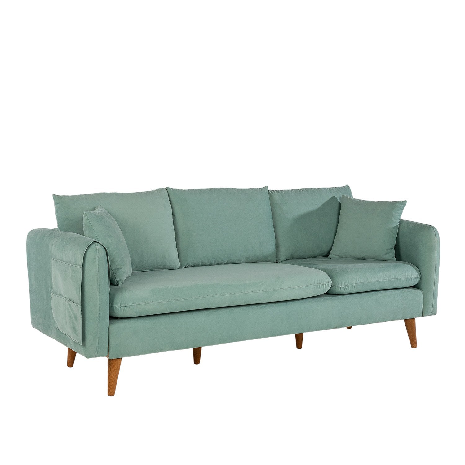 Sofia  Sea Green 3 Seater Sofa | Comfortable Modern sofa