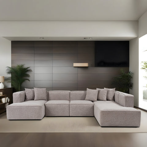 More – Mocha L Shape Corner Sofa | Designer Sectional for Living Room