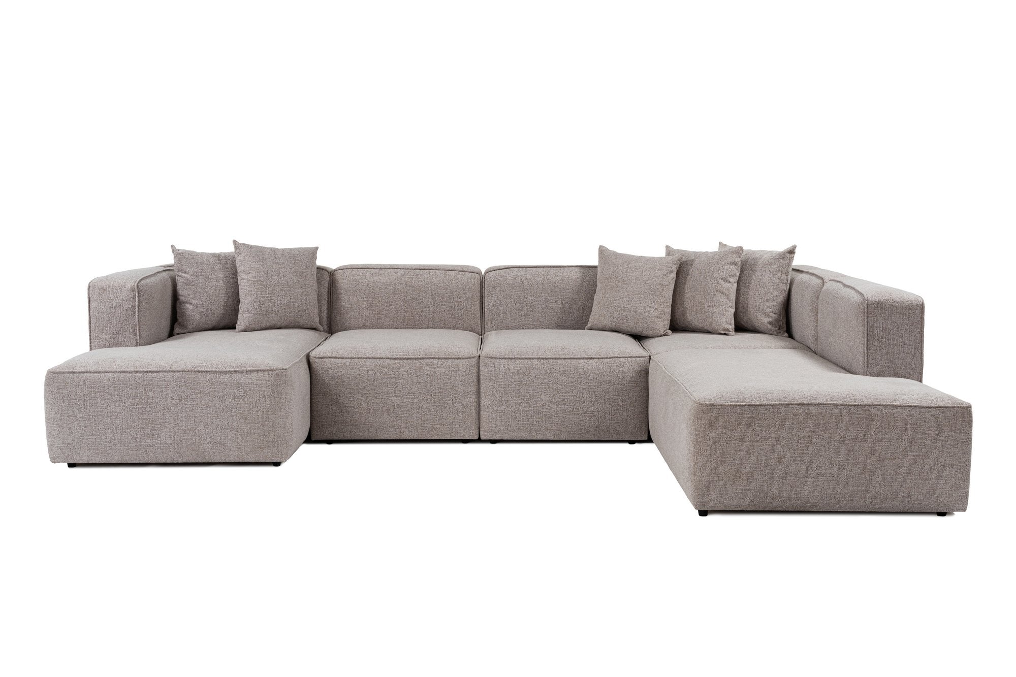More – Mocha L Shape Corner Sofa | Designer Sectional for Living Room
