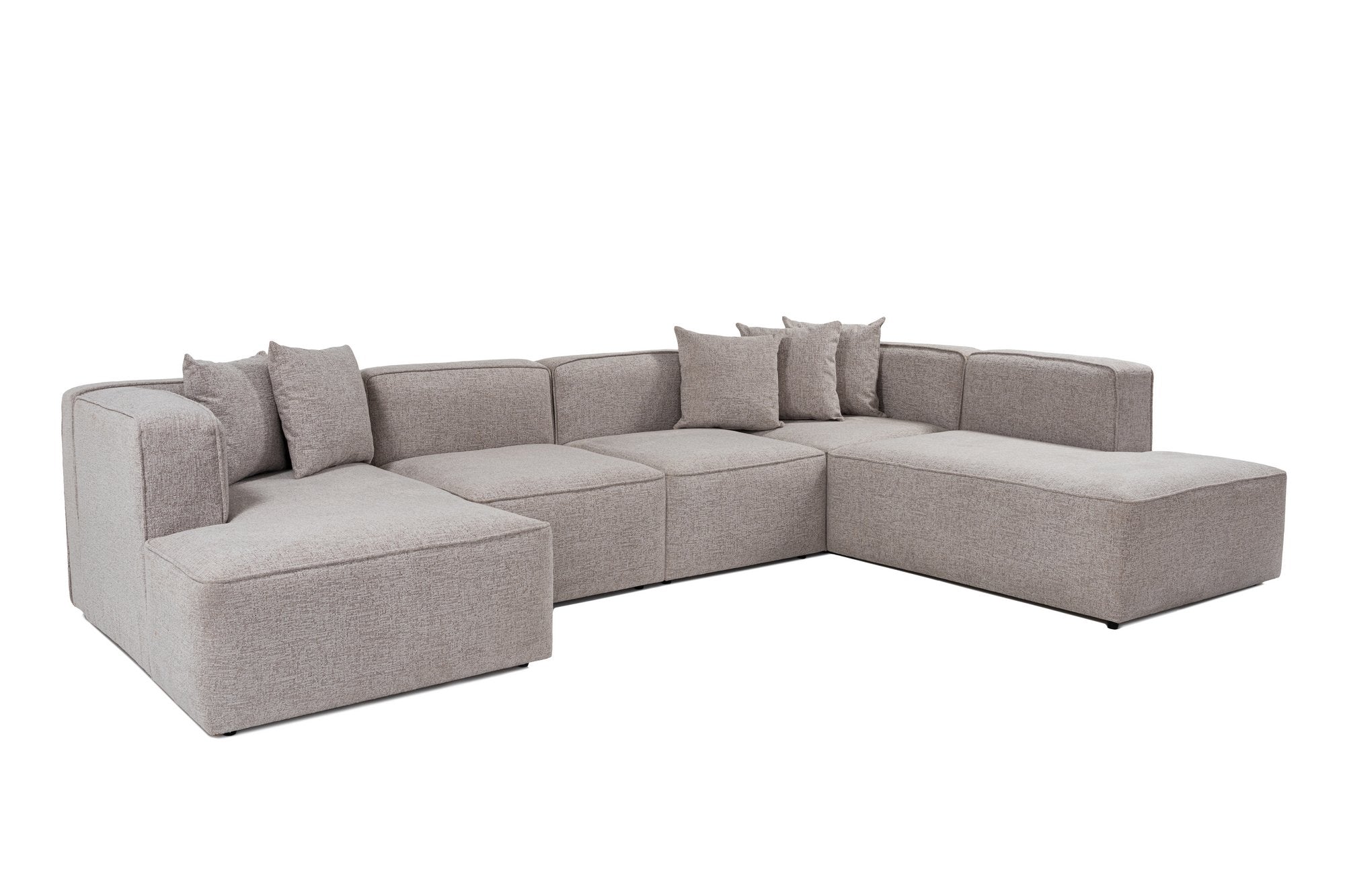 More – Mocha L Shape Corner Sofa | Designer Sectional for Living Room