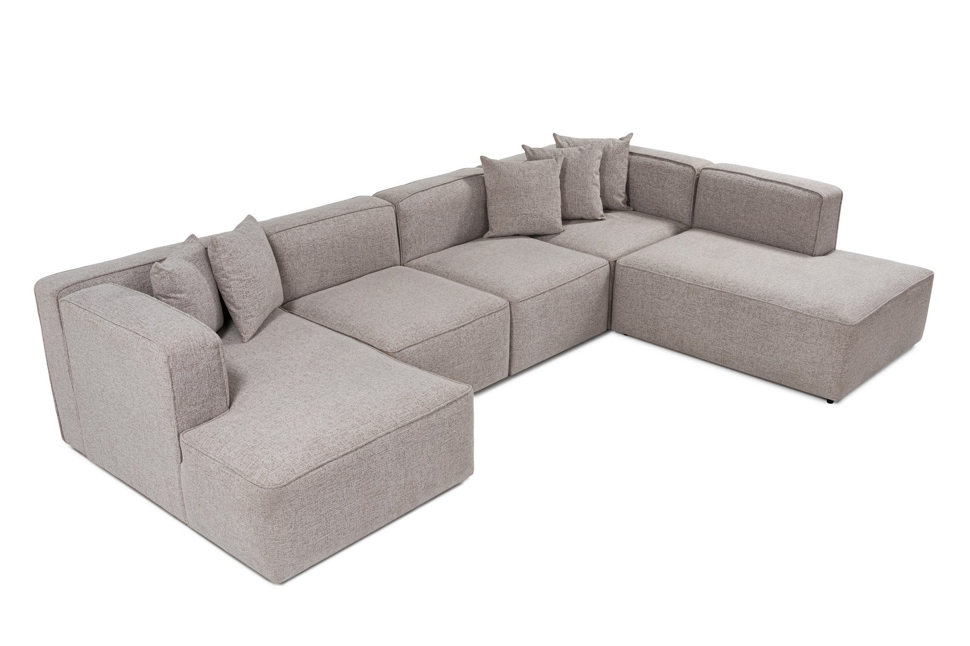 More – Mocha L Shape Corner Sofa | Designer Sectional for Living Room