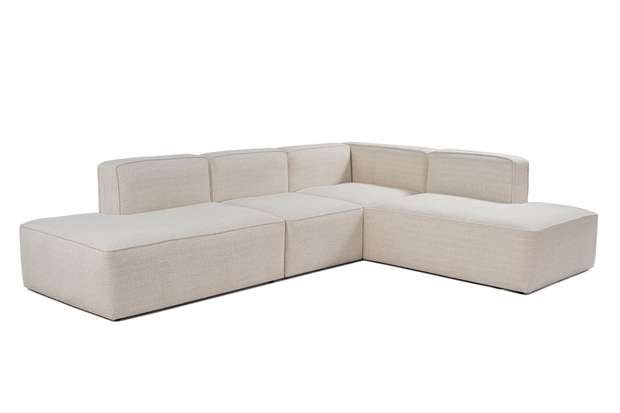 More – White L Shape Corner Sofa | Designer Sectional for Living Room